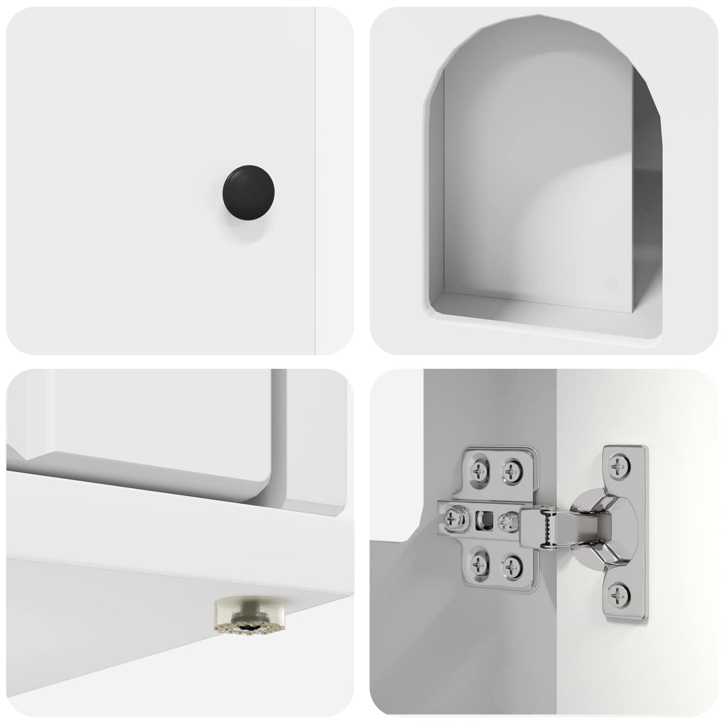 Katės namelis Balta 85 x 55 x 50,5 cm Apdirbta mediena