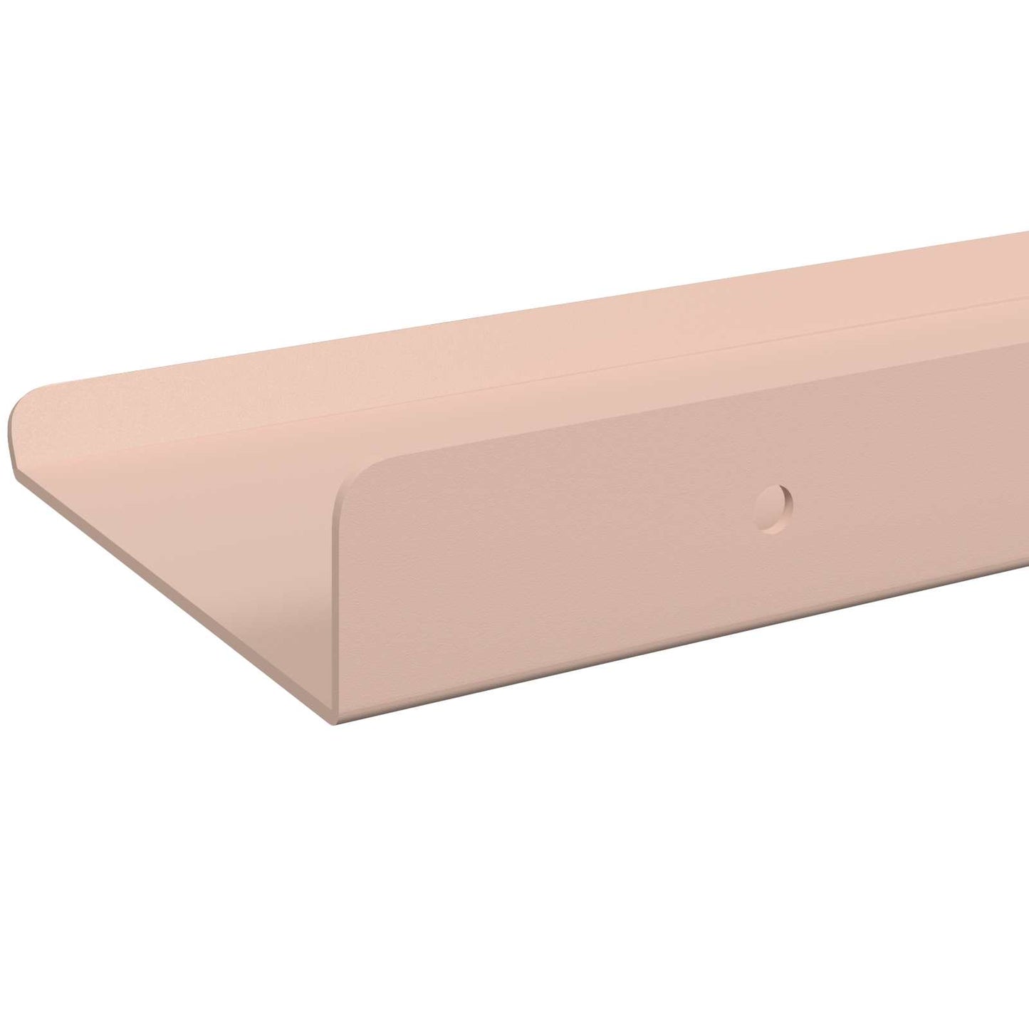 Sieninė lentyna su lentyna 3 pcs Rožinė 40 x 9 x 2,5 cm