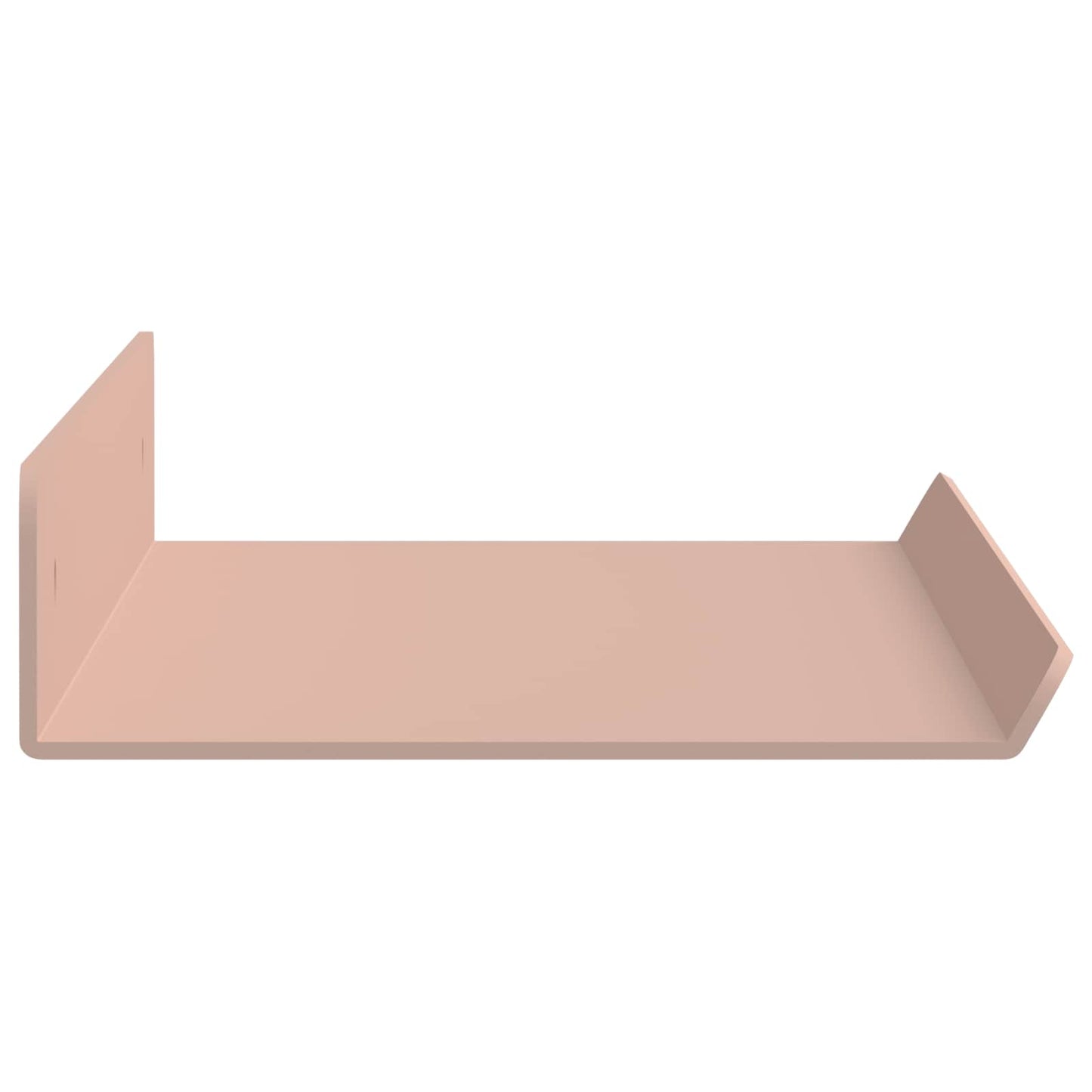 Sieninė lentyna su lentyna 4 pcs Rožinė 40 x 9 x 2,5 cm