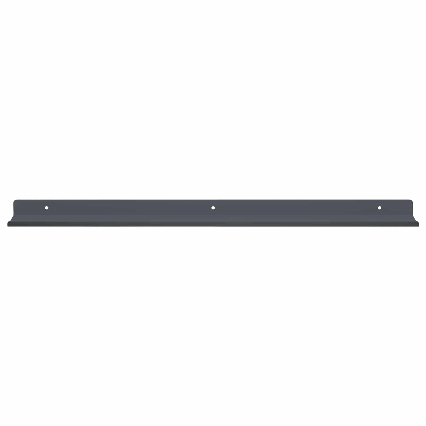 Plūduriuojanti lentyna 2 pcs Antracitas 60 x 8,5 x 2,5 cm