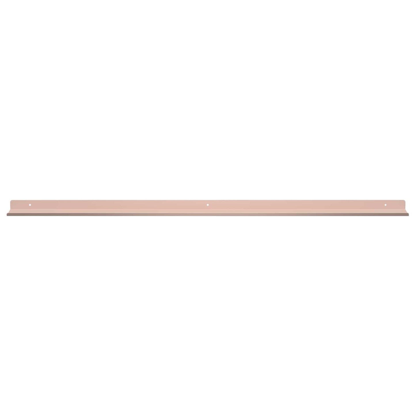 Sieninė lentyna su lentyna 2 pcs Rožinė 100 x 9 x 2,5 cm