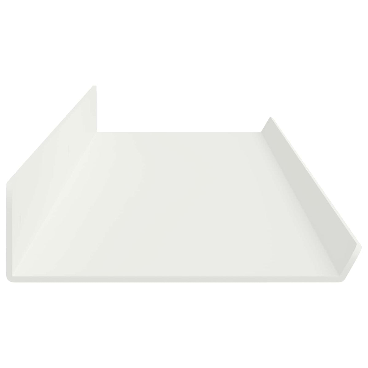 Plūduriuojanti lentyna 2 vnt. Baltas 100 x 9 x 2,5 cm Plienas
