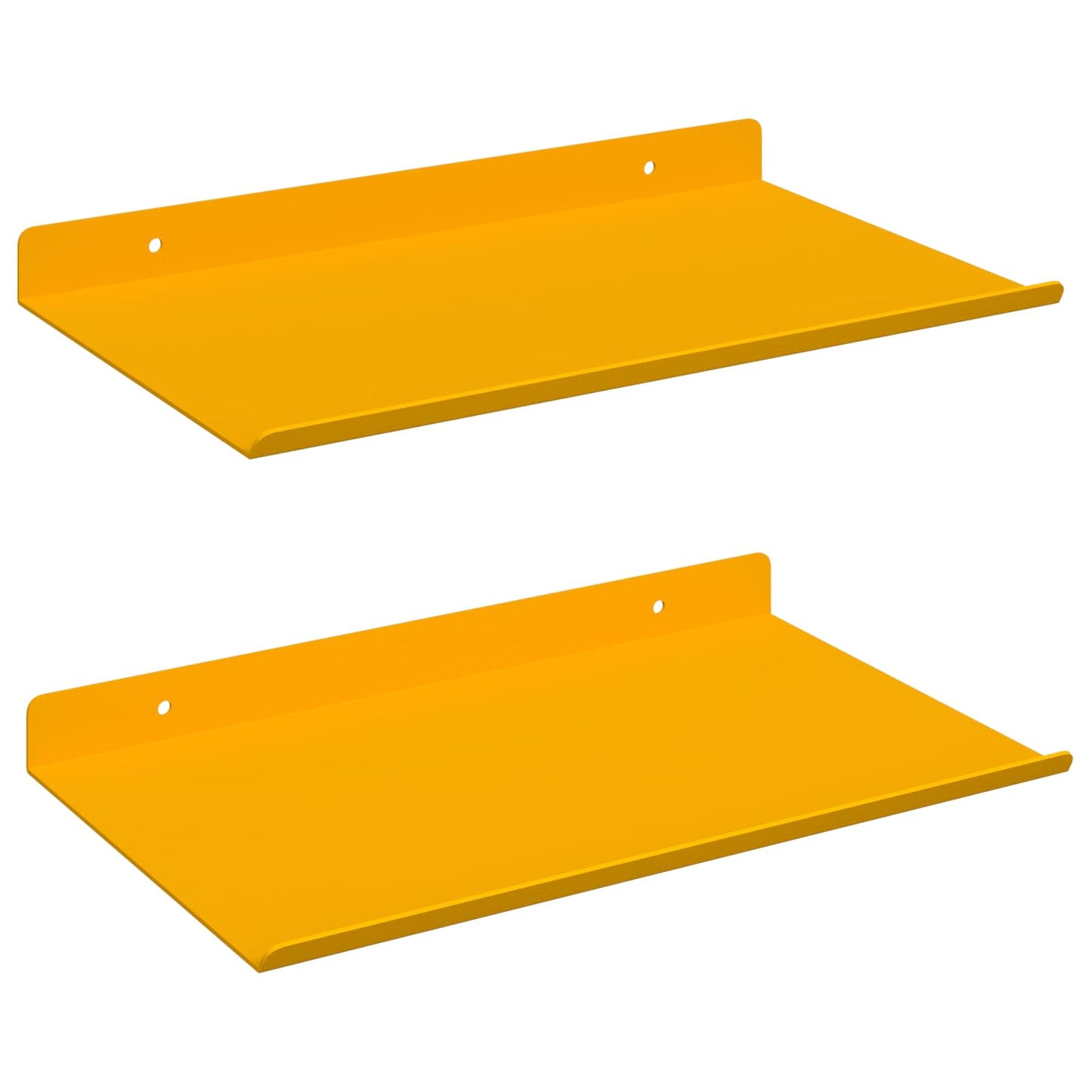Sieninė lentyna 2 pcs Garučių geltona 30 x 18 x 2,5 cm