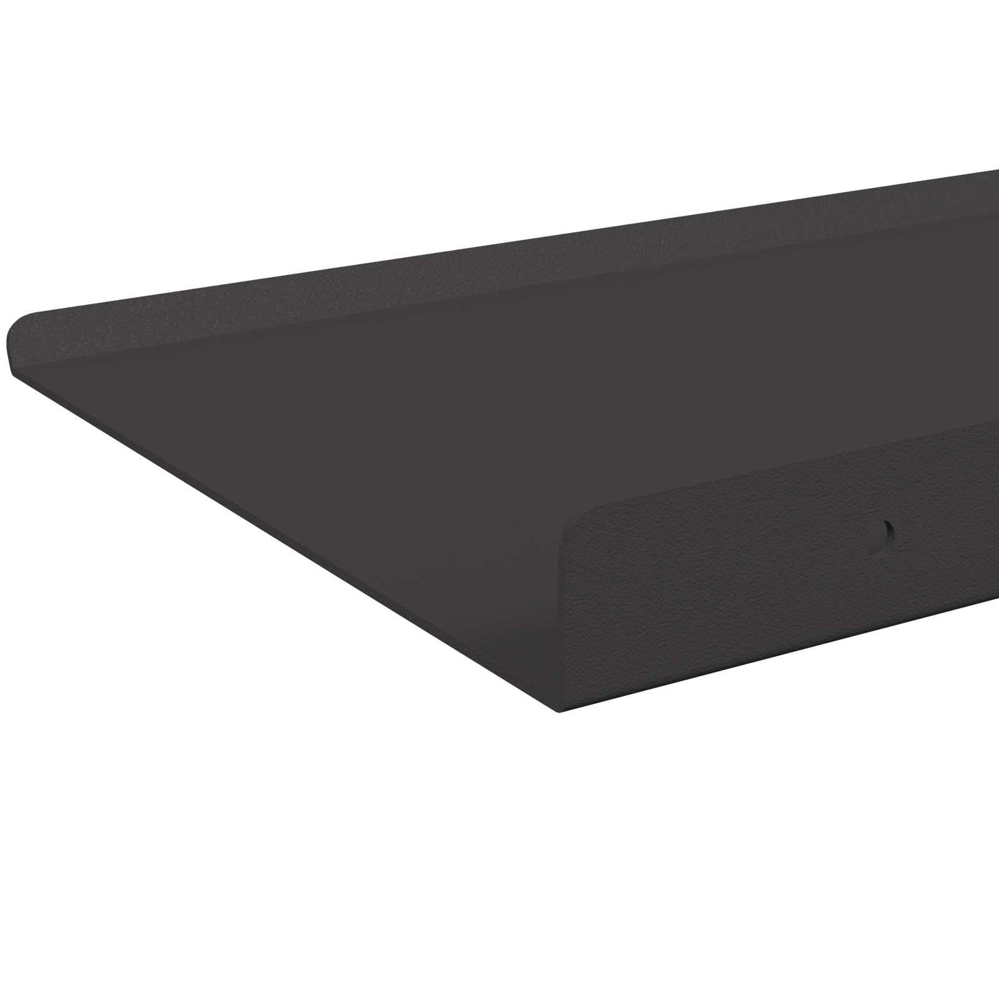 Plūduriuojanti lentyna 4 pcs Juodas 40 x 18 x 2,5 cm Plienas