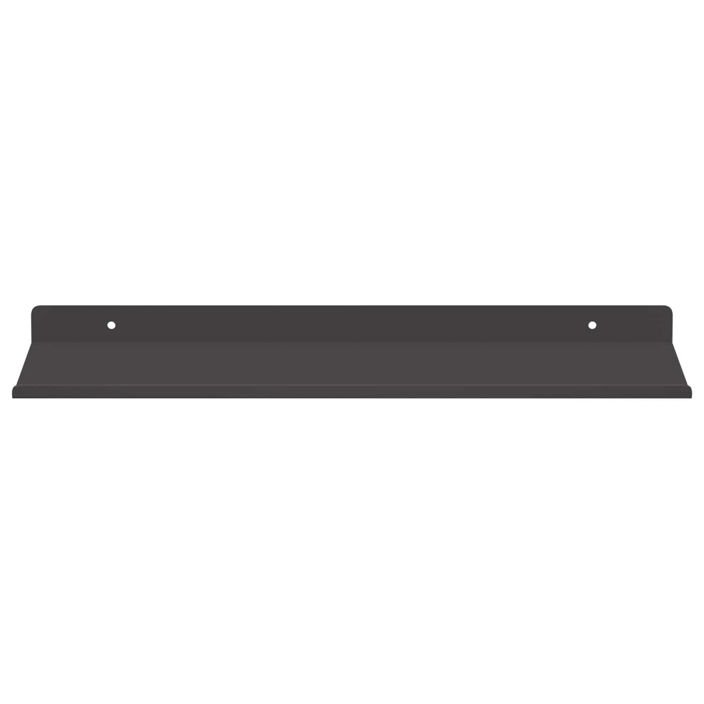 Plūduriuojanti lentyna 4 pcs Juodas 40 x 18 x 2,5 cm Plienas
