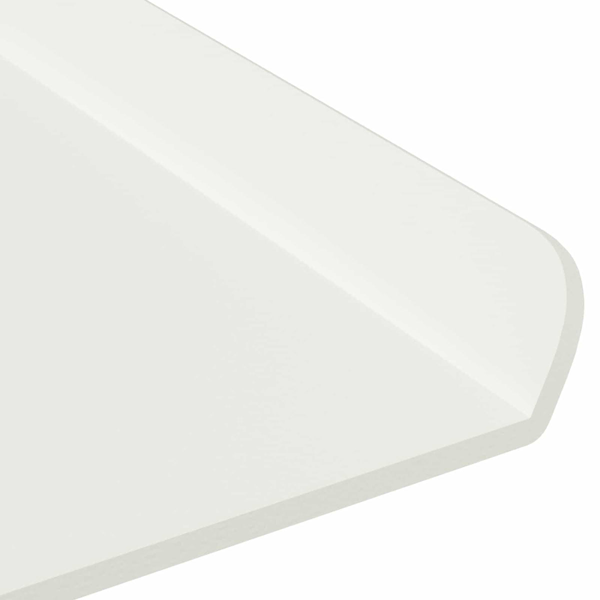 Plūduriuojanti lentyna 2 vnt. Baltas 60 x 18 x 2,5 cm Plienas