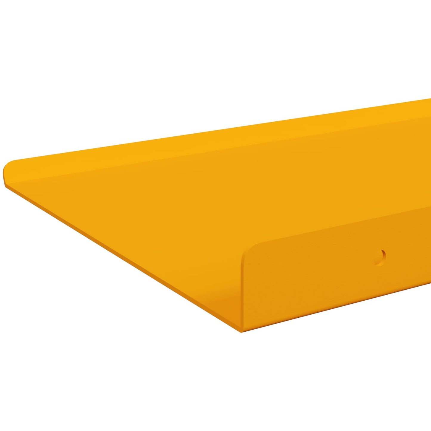 Plūduriuojanti lentyna 2 pcs Garučių geltona 80 x 18 x 2,5 cm