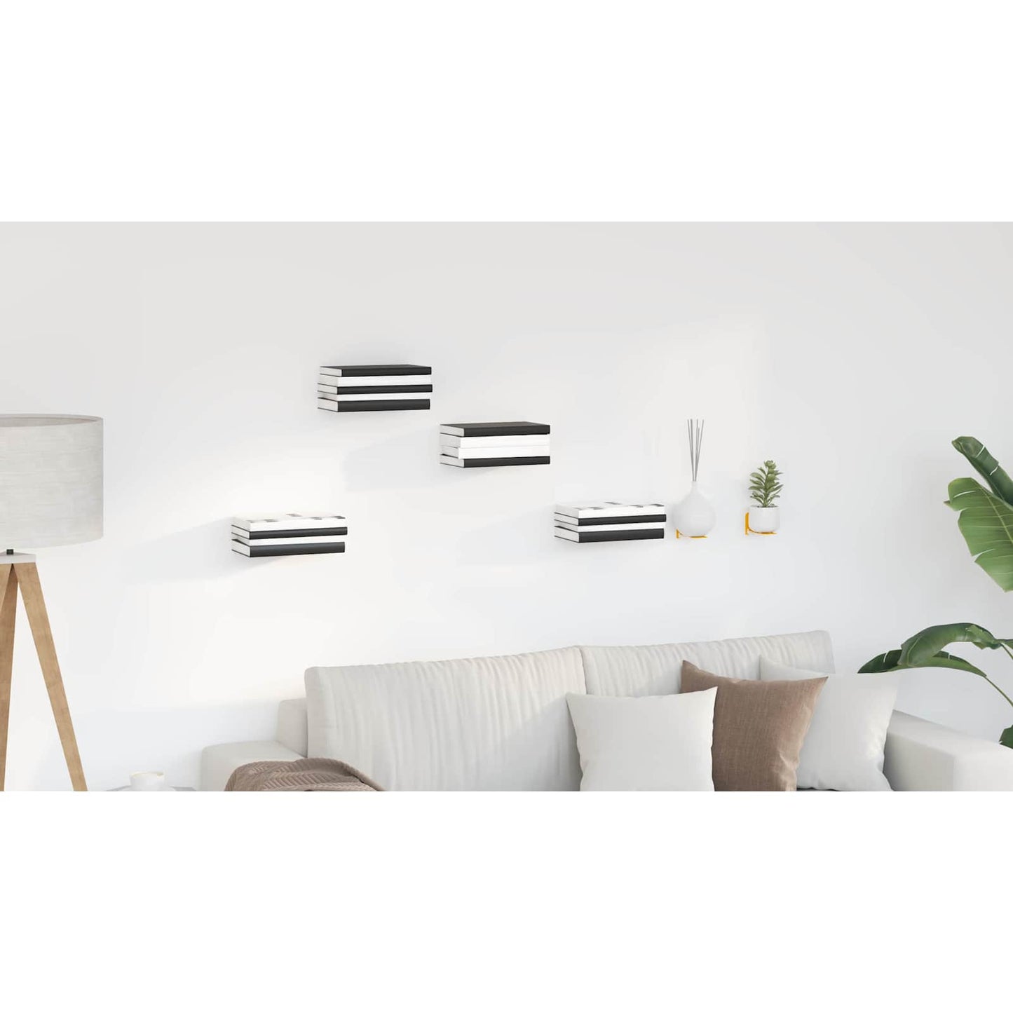 Plūduriuojanti lentyna 8 pcs Garučių geltona 6 x 10,8 x 6,6 cm