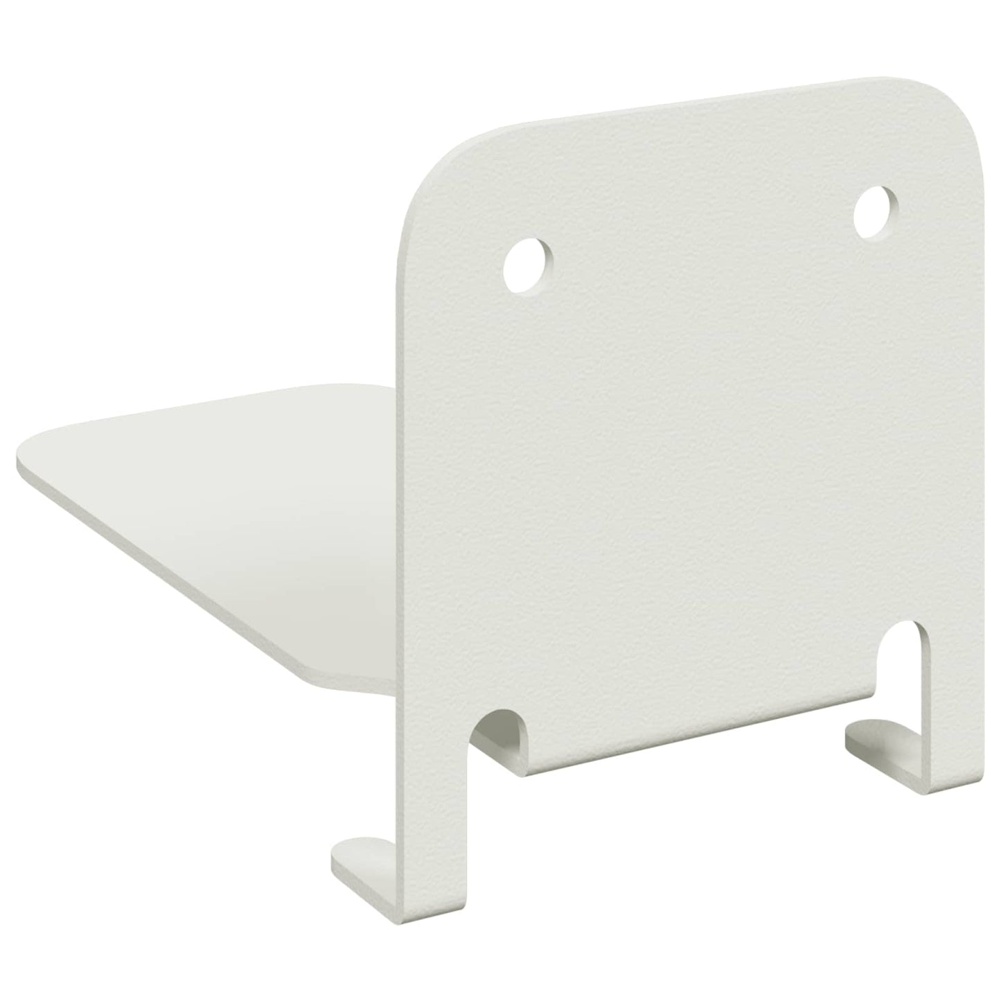 Plūduriuojanti lentyna 4 pcs Baltas 6 x 10,8 x 6,6 cm