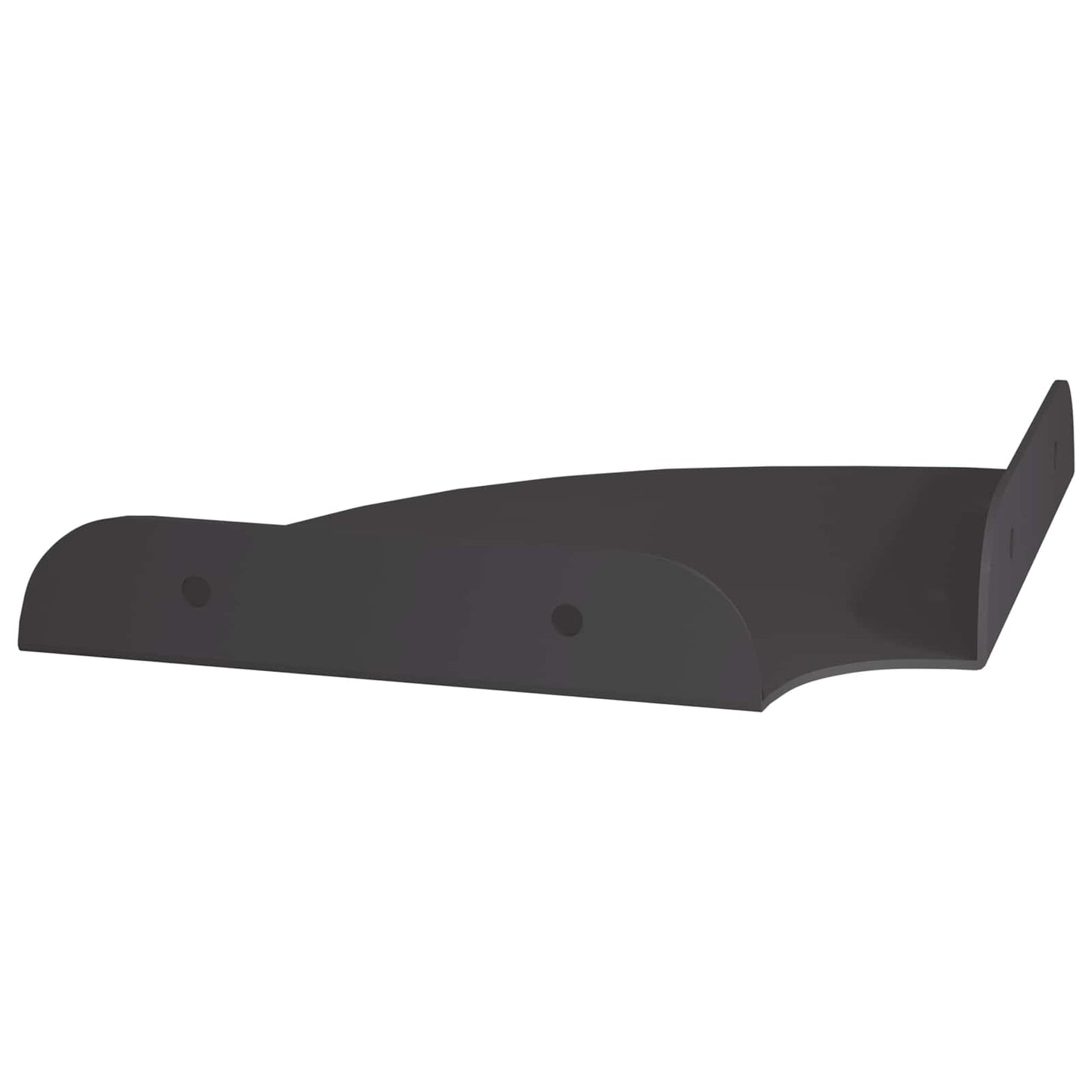 Plūduriuojanti lentyna su lentyna 2 pcs Juodas 15 x 15 x 2 cm