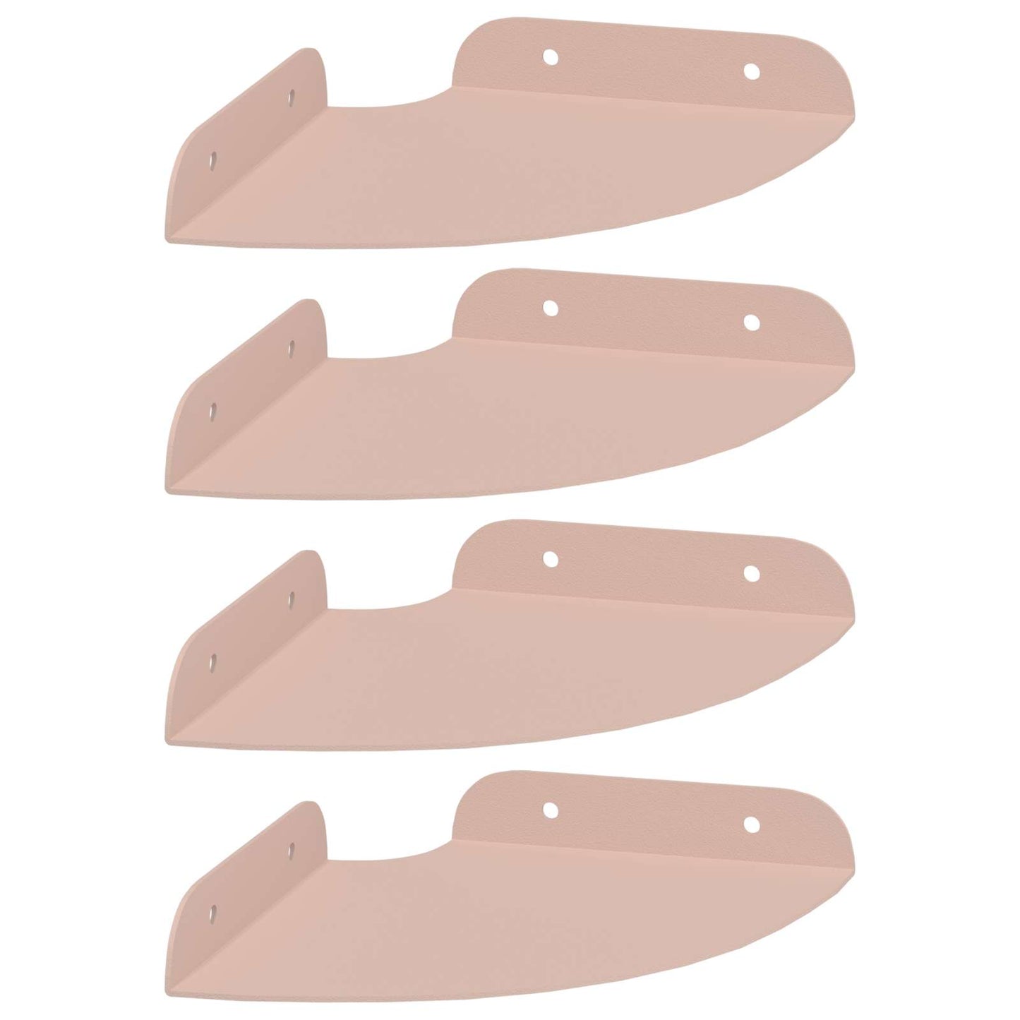 Plūduriuojanti lentyna su lentyna 4 pcs Rožinė 15 x 15 x 2 cm