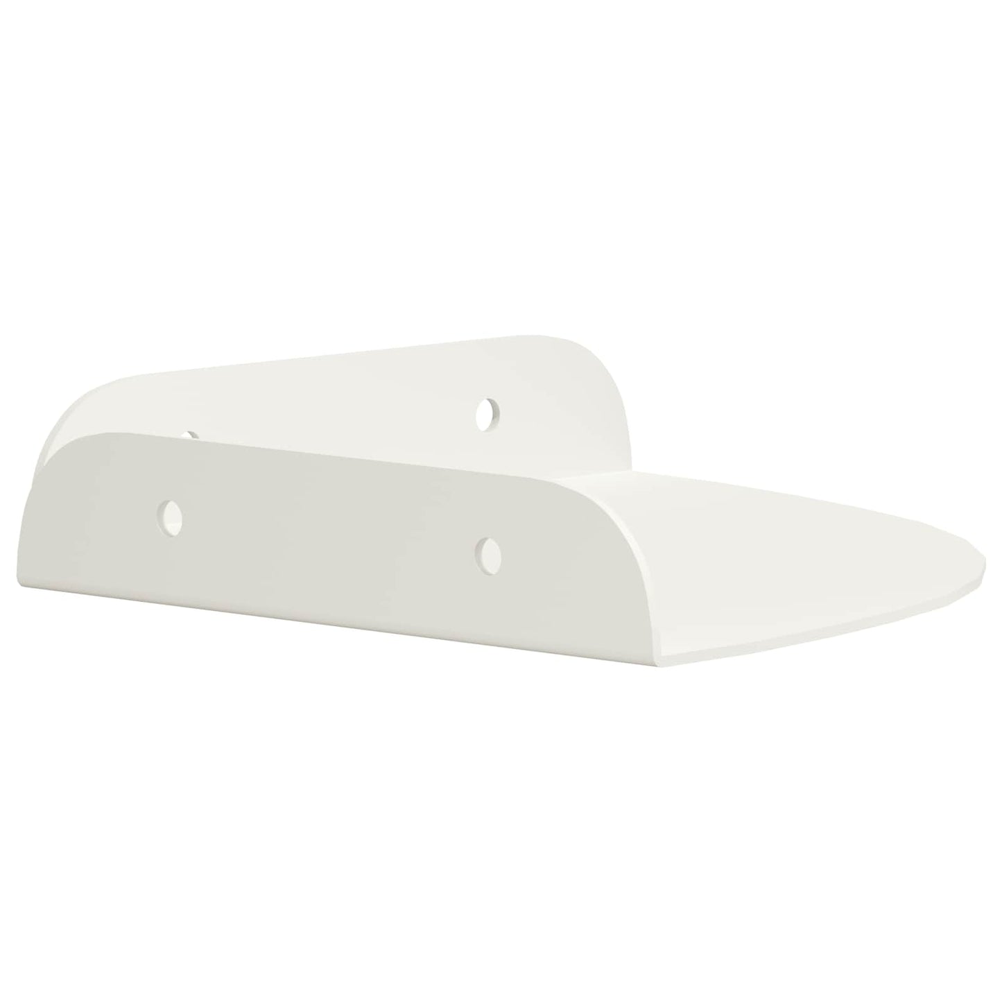 Plūduriuojanti lentyna su lentyna 2 pcs Baltas 15 x 15 x 2 cm