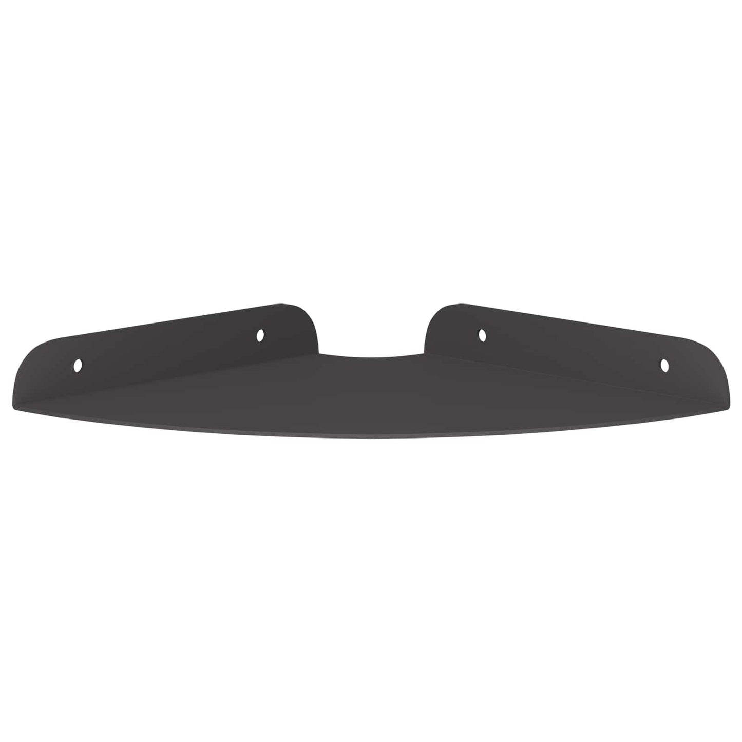 Plūduriuojanti lentyna su lentyna 2 pcs Juodas 18 x 18 x 2 cm
