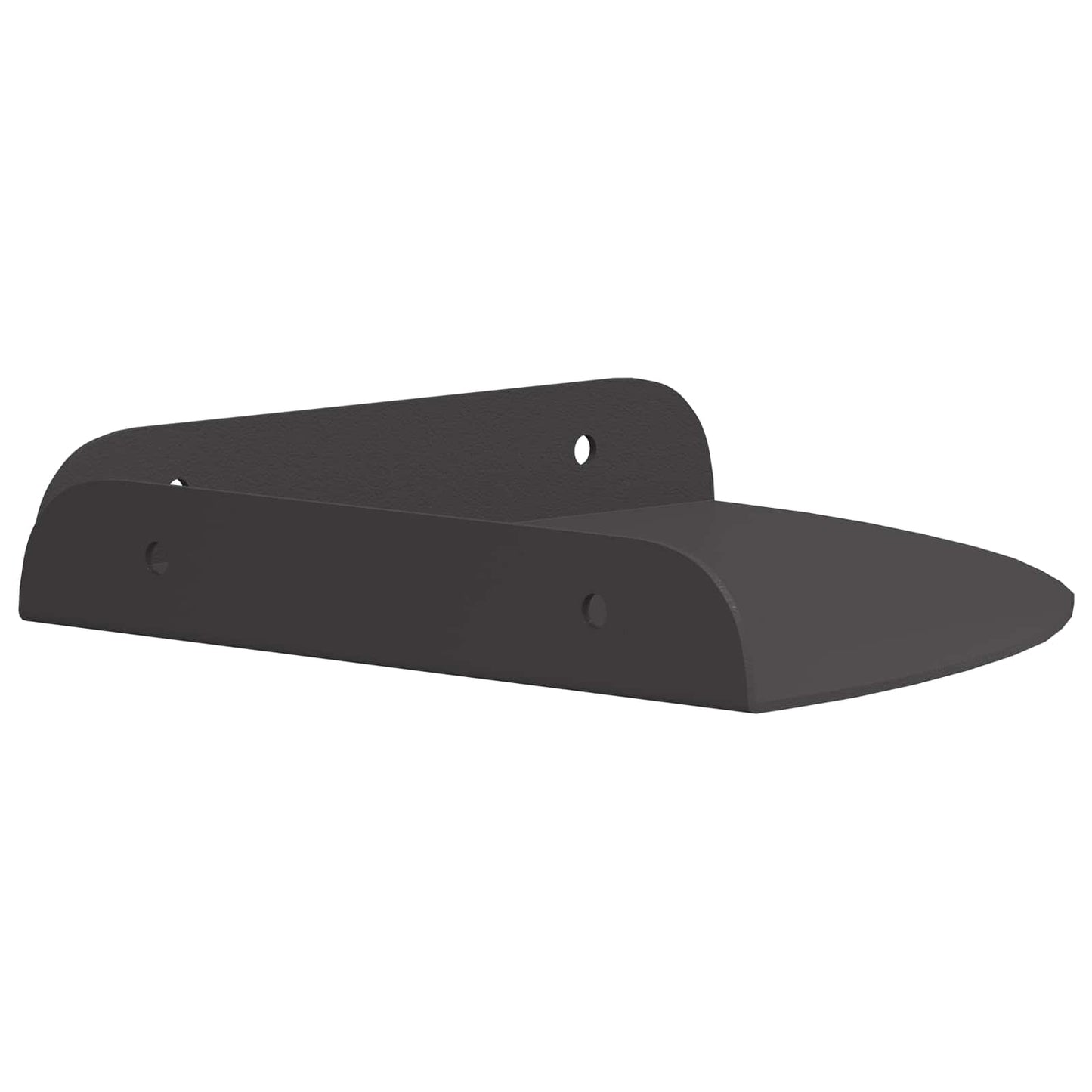 Plūduriuojanti lentyna su lentyna 2 pcs Juodas 18 x 18 x 2 cm