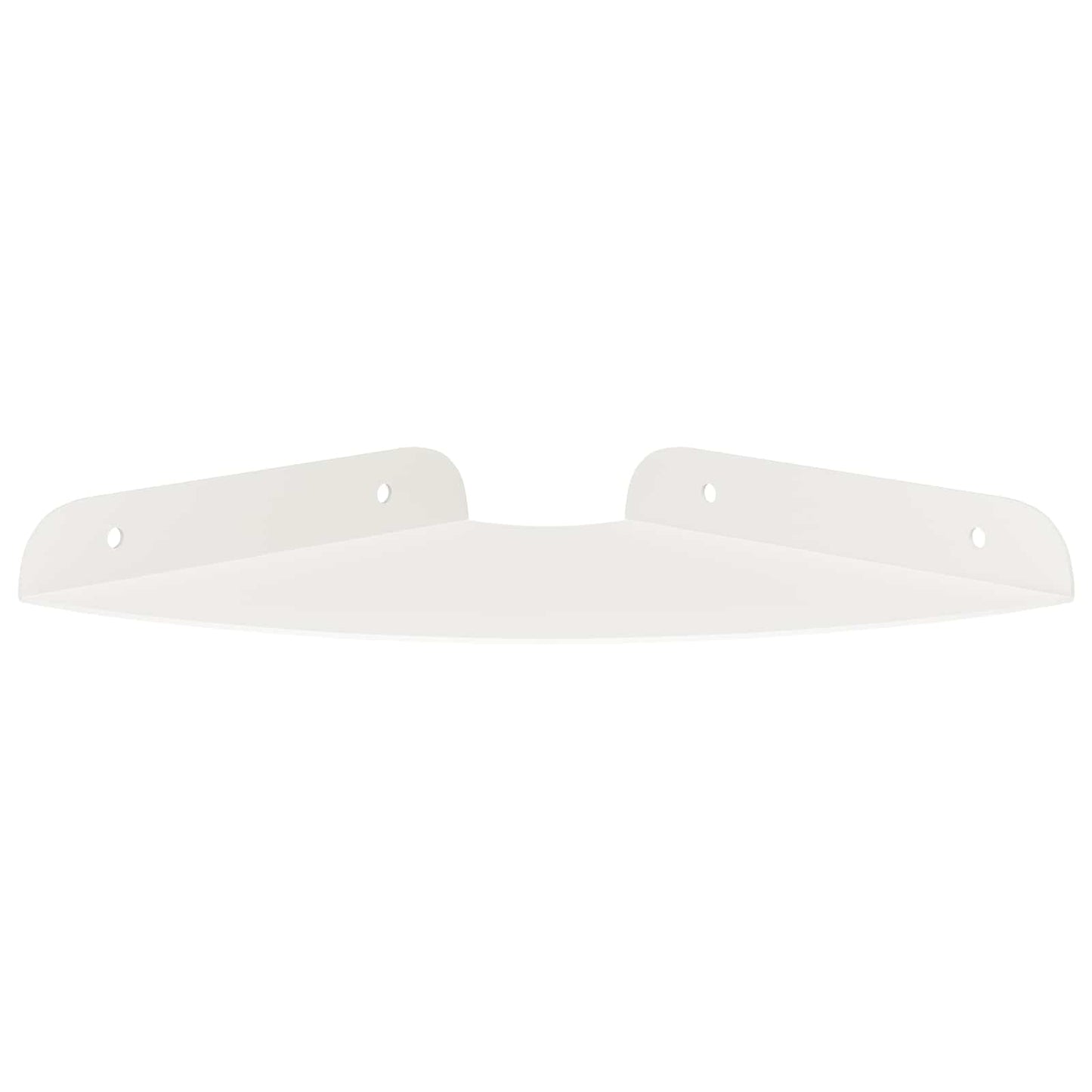 Plūduriuojanti lentyna su lentyna 4 pcs Baltas 18 x 18 x 2 cm