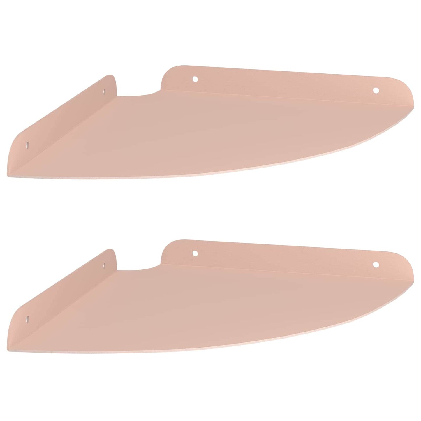 Plūduriuojanti lentyna su lentyna 2 pcs Rožinė 24 x 24 x 2 cm