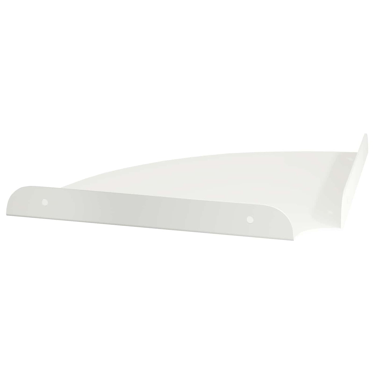 Plūduriuojanti lentyna su lentyna 4 pcs Baltas 24 x 24 x 2 cm