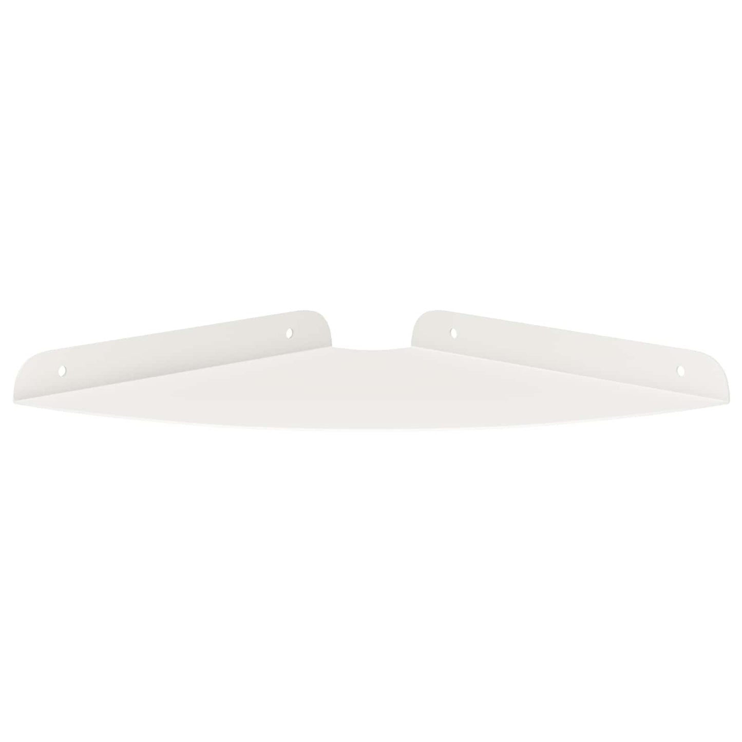 Plūduriuojanti lentyna su lentyna 4 pcs Baltas 24 x 24 x 2 cm