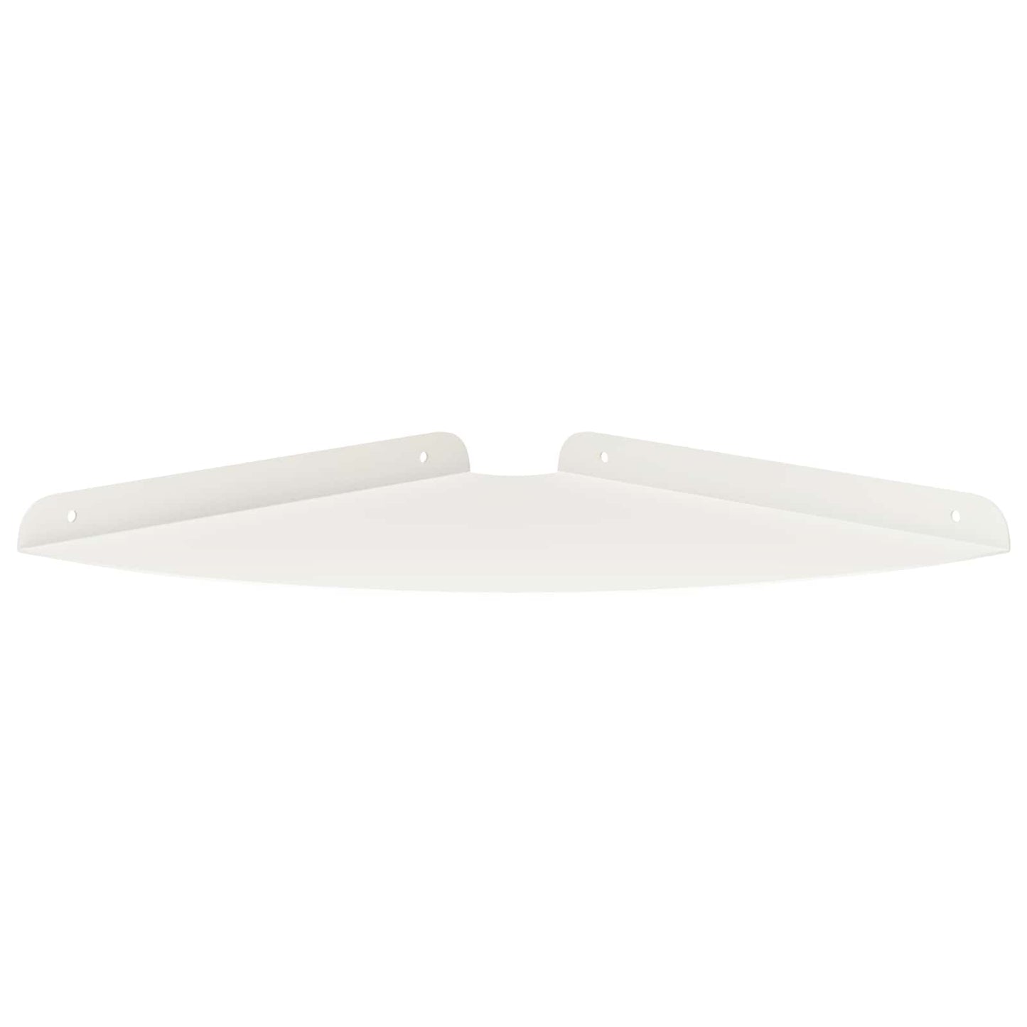 Plūduriuojanti lentyna su lentyna 2 pcs Baltas 30 x 30 x 2 cm