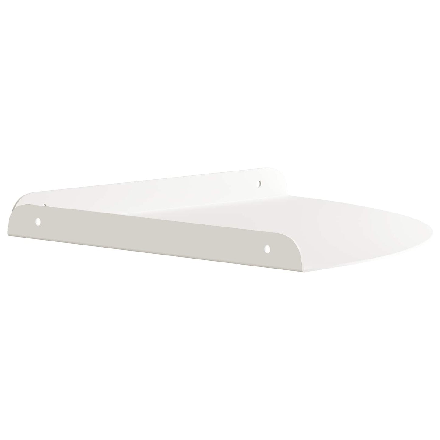 Plūduriuojanti lentyna su lentyna 4 pcs Baltas 30 x 30 x 2 cm