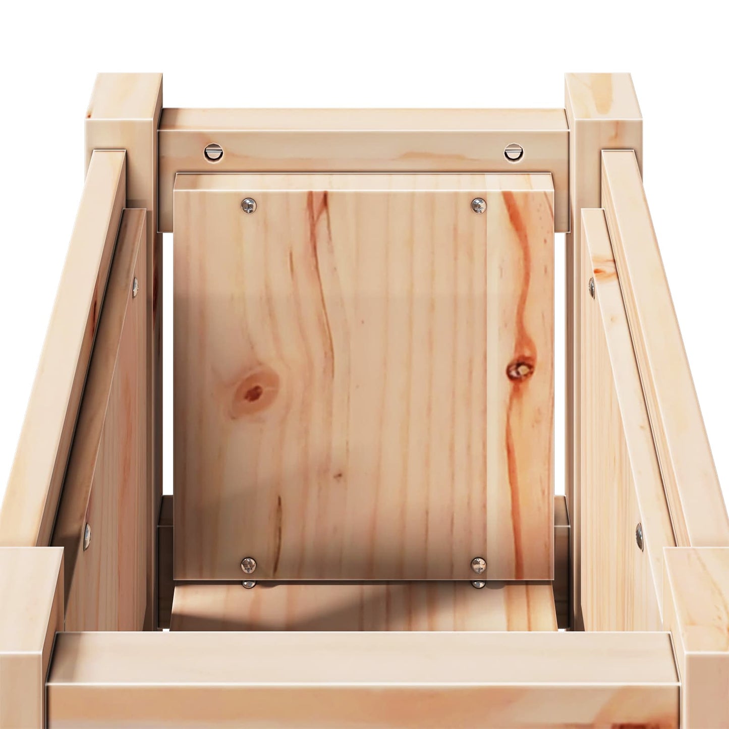 Sodo vazonas Gamta 31 x 31 x 70 cm Kietos pušies mediena