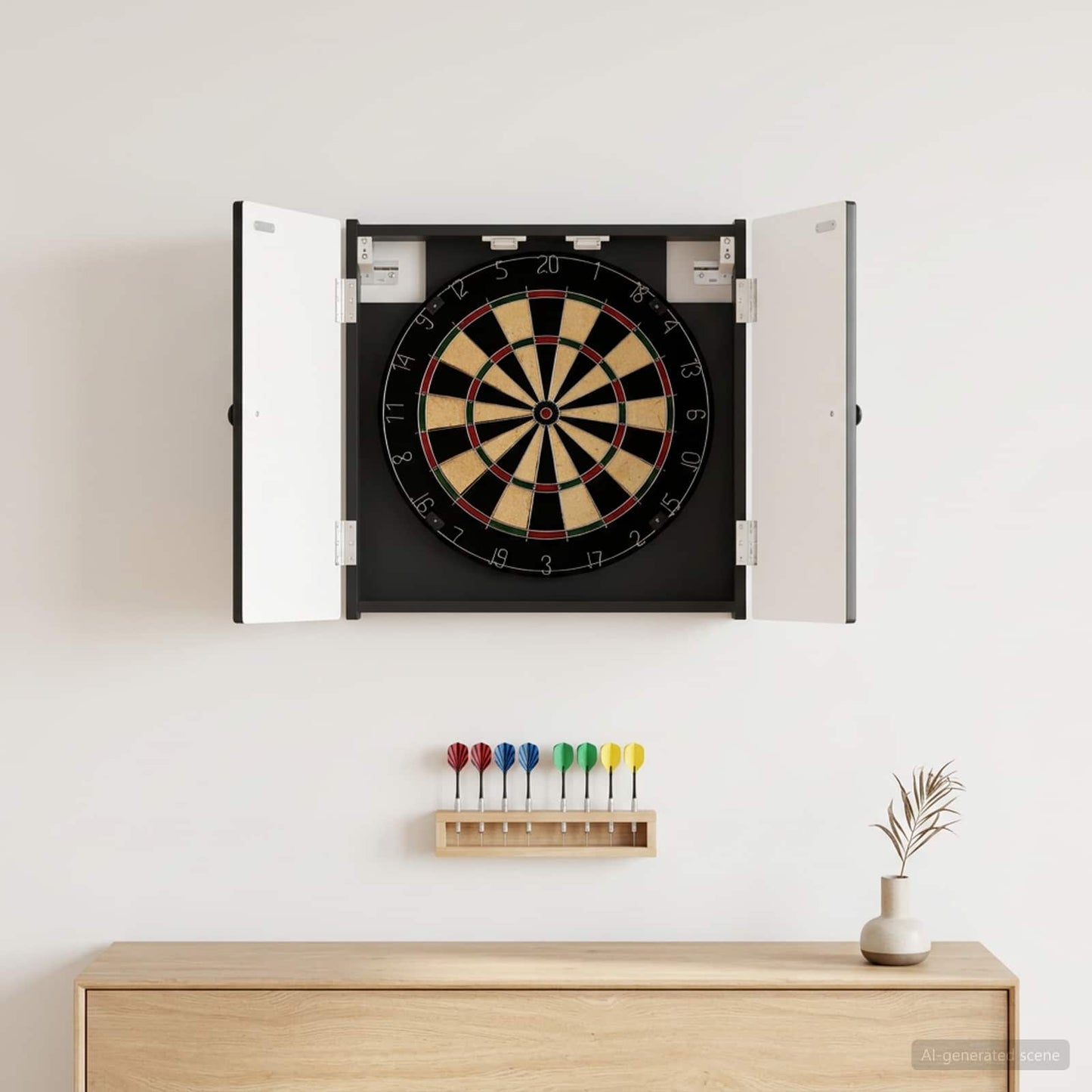 Dartboard spinta EDE Juoda 52,5 x 10,5 x 53,5 cm