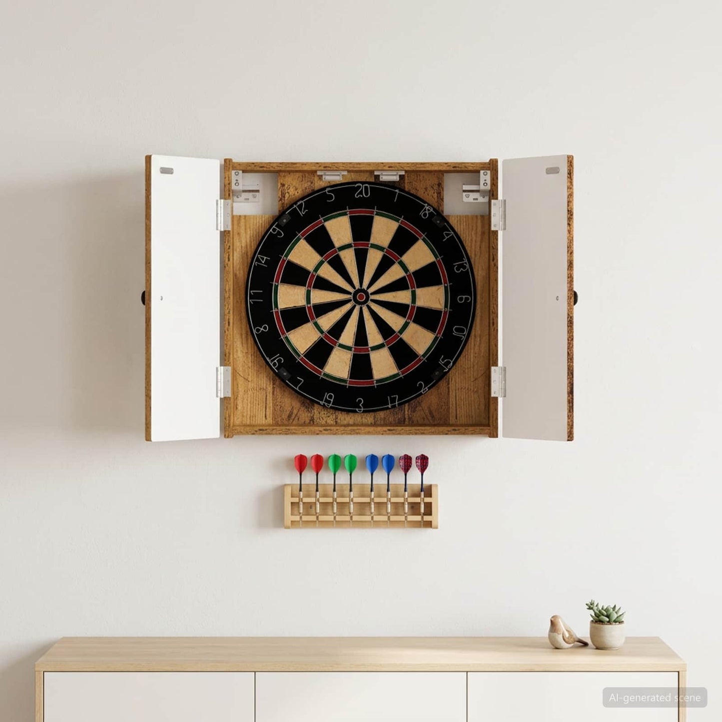 Dartboard spinta EDE Sendintos medienos 52,5 x 10,5 x 53,5 cm