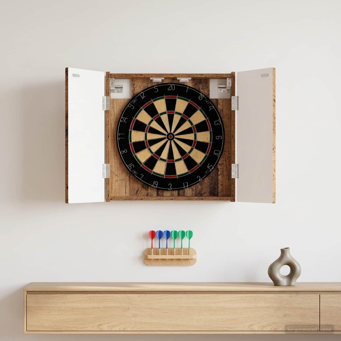 Dartboard spinta ALKMAAR Sendintos medienos Apdirbta mediena