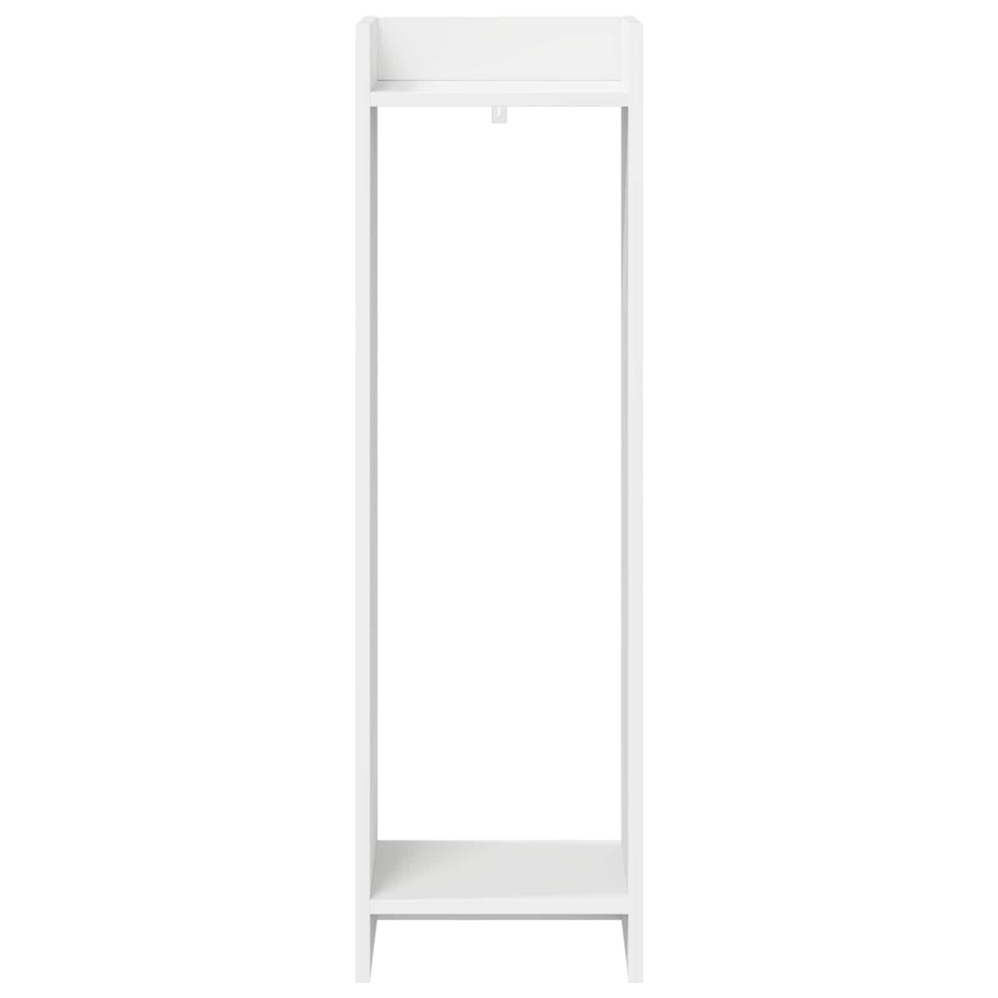 Augalų stovas 2 pcs Baltas 30 x 30 x 100 cm Dirbtinė mediena