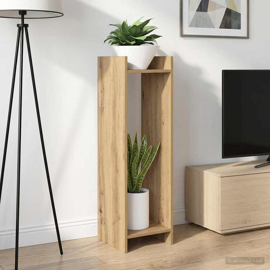 Augalų stovas su lentyna 2 pcs Amatinė Ąžuolas 30 x 30 x 100 cm