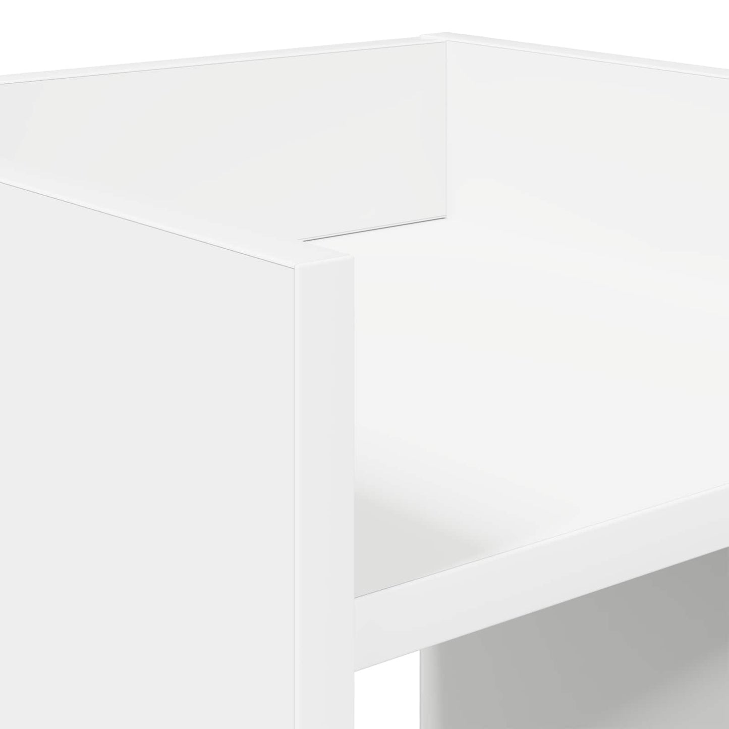 Augalų stovas 2 pcs Baltas 30 x 30 x 80 cm Dirbtinė mediena