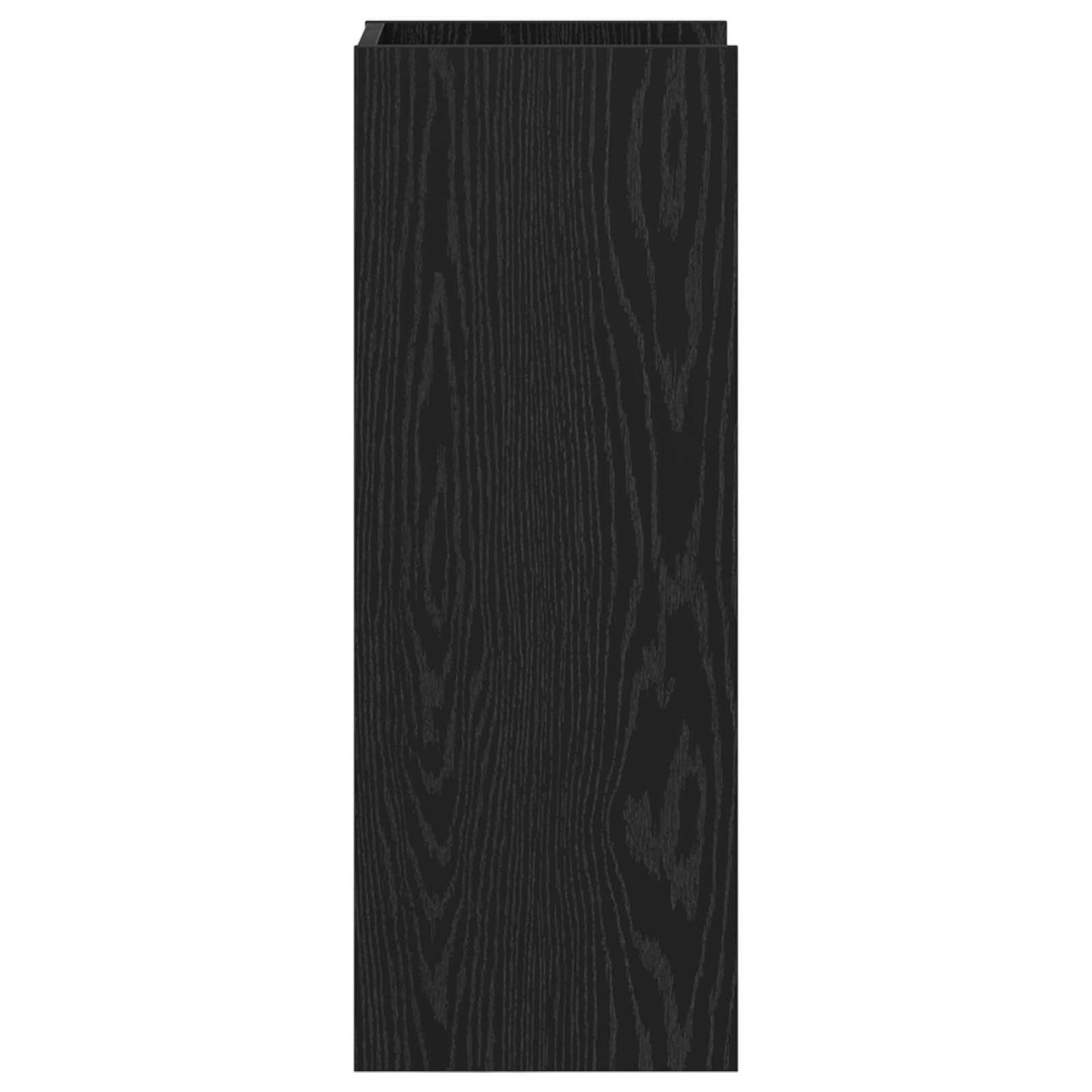 Augalų stovas su lentyna 2 pcs Juodas Ąžuolas 30 x 30 x 80 cm