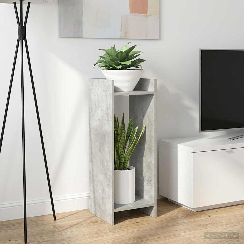 Augalų stovas Betono Pilka 30 x 30 x 80 cm Dirbtinė mediena