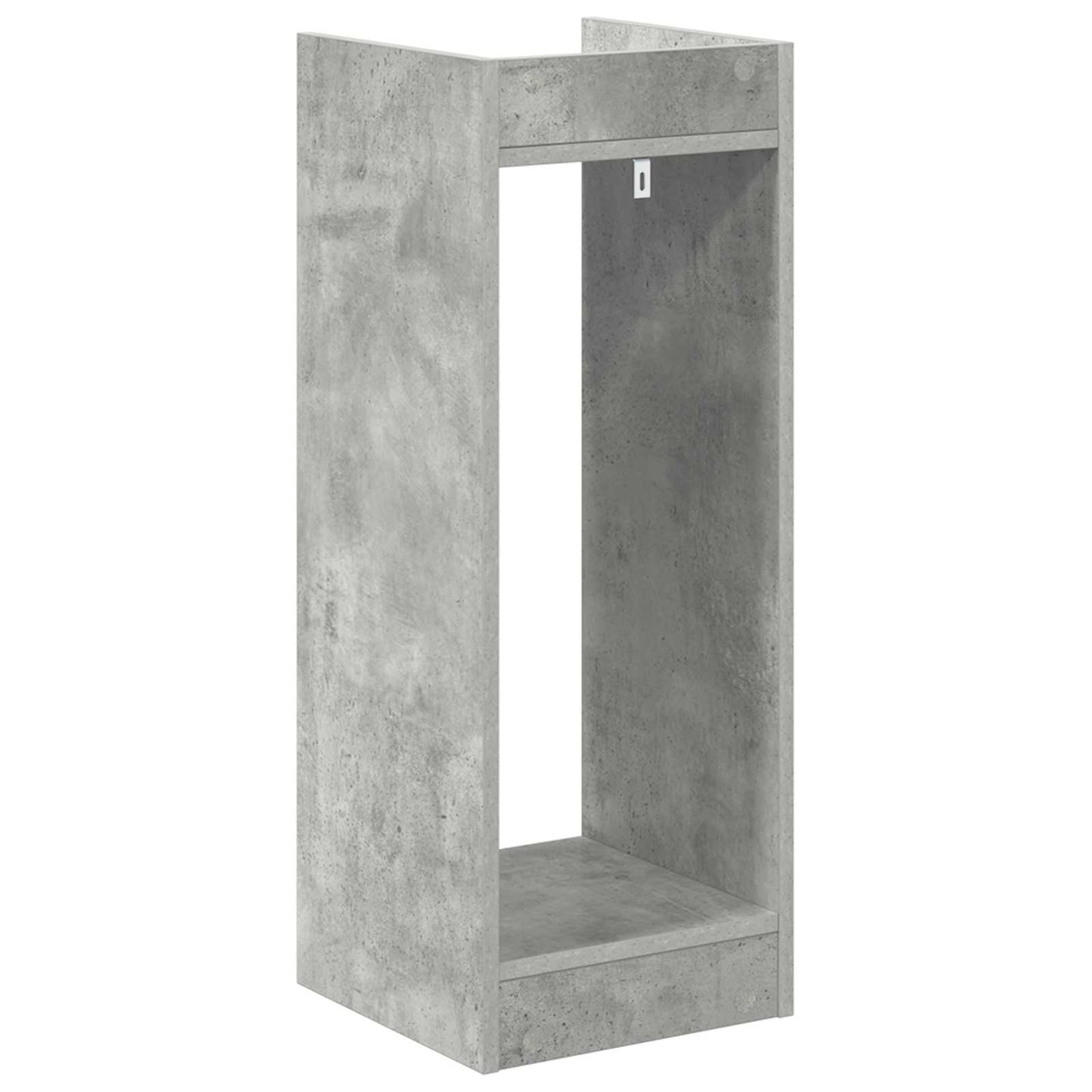 Augalų stovas su lentyna 2 pcs Betono Pilka 30 x 30 x 80 cm