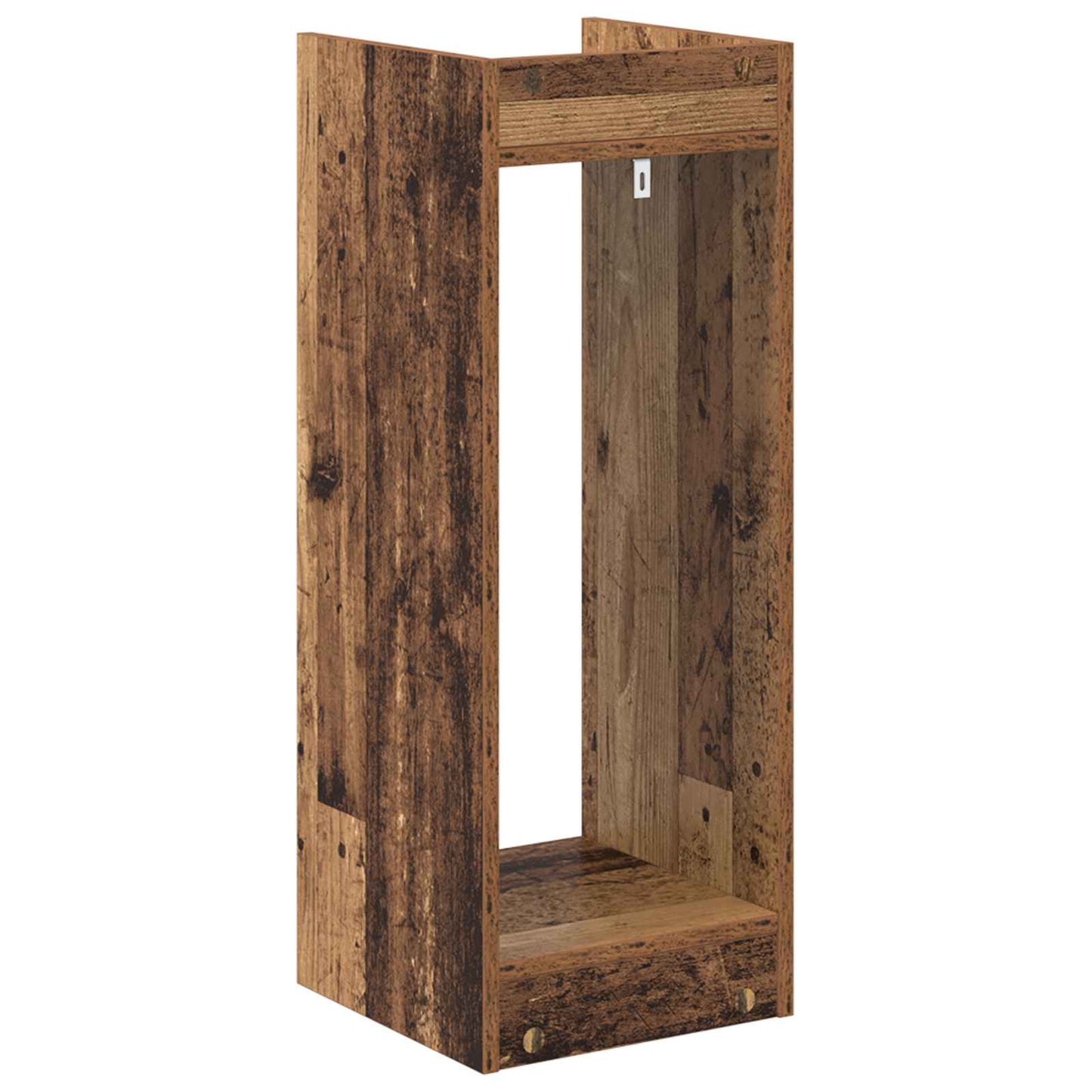 Augalų stovas su lentyna 2 pcs Senas medis 30 x 30 x 80 cm