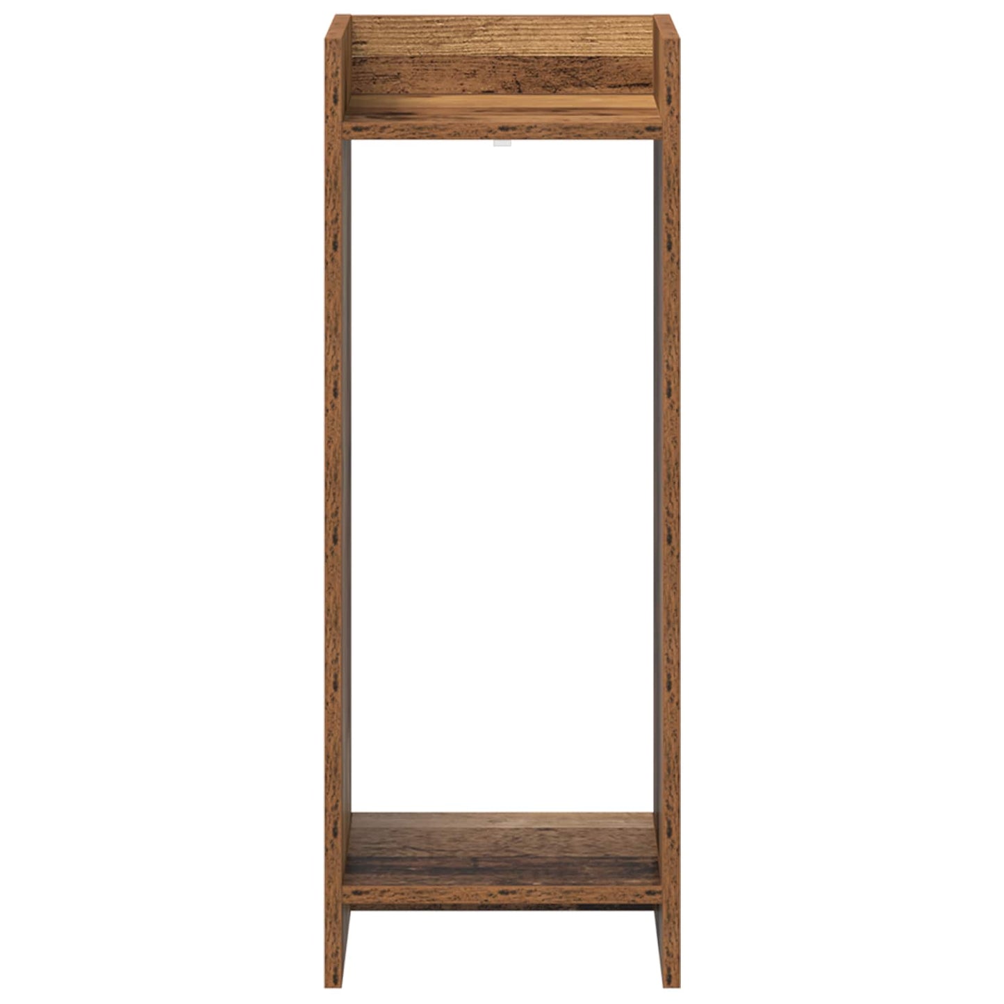 Augalų stovas su lentyna 2 pcs Senas medis 30 x 30 x 80 cm