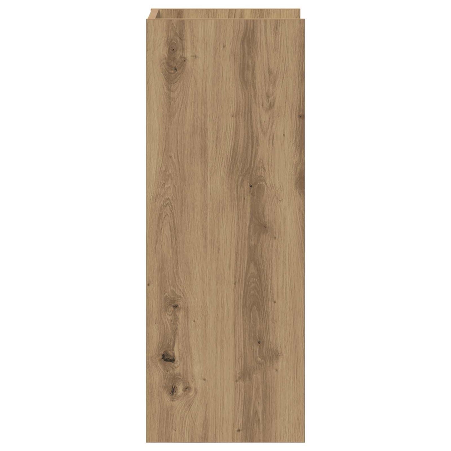 Augalų stovas su lentyna 2 pcs Amatinė Ąžuolas 30 x 30 x 80 cm