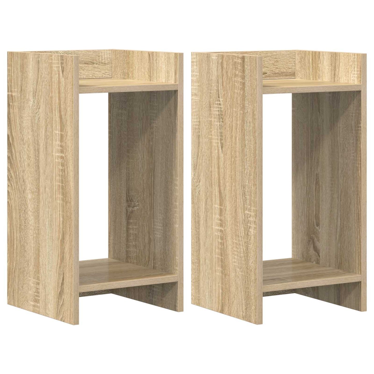 Augalų stovas su lentyna 2 pcs Sonoma ąžuolas 30 x 30 x 60 cm