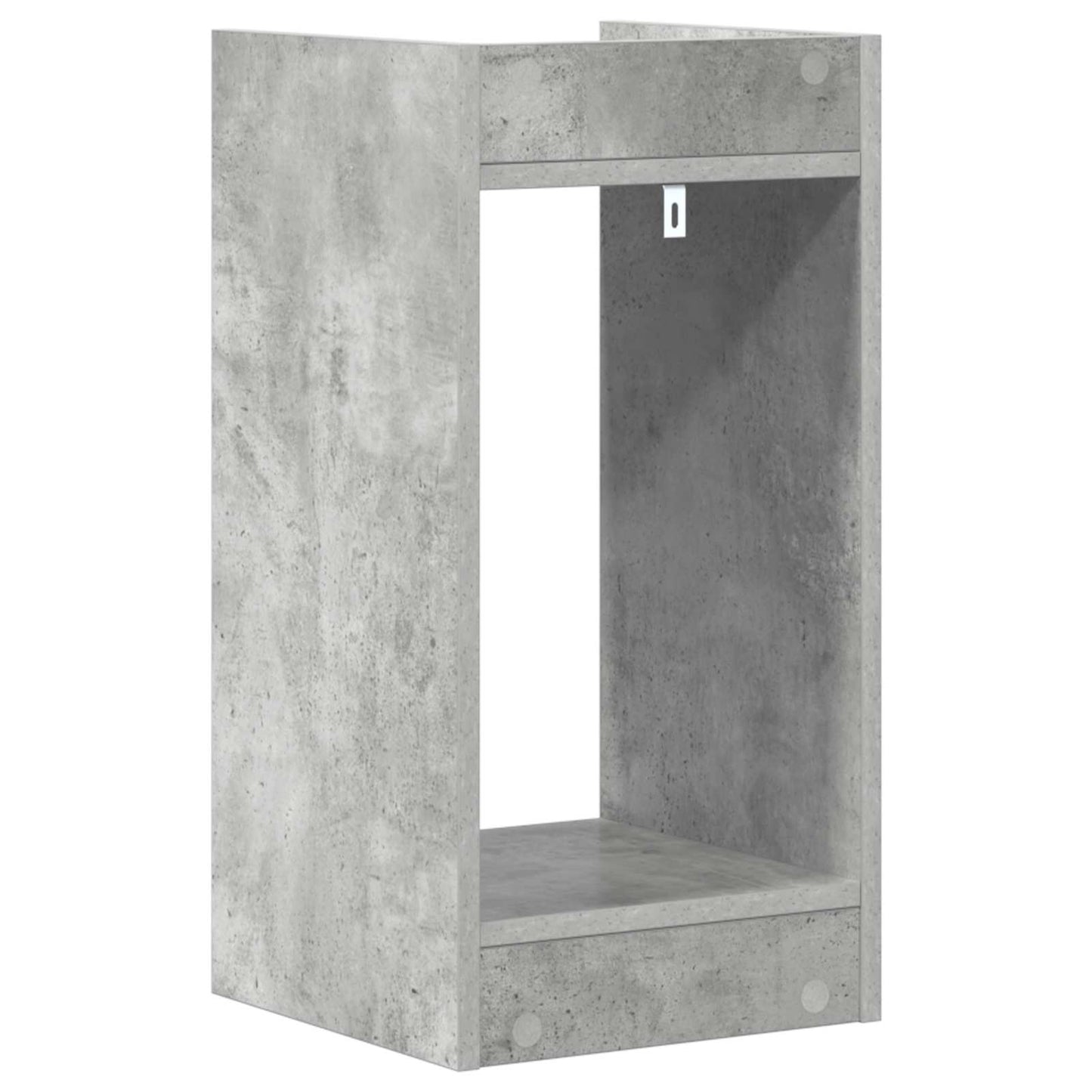 Augalų stovas su lentyna 2 pcs Betono Pilka 30 x 30 x 60 cm