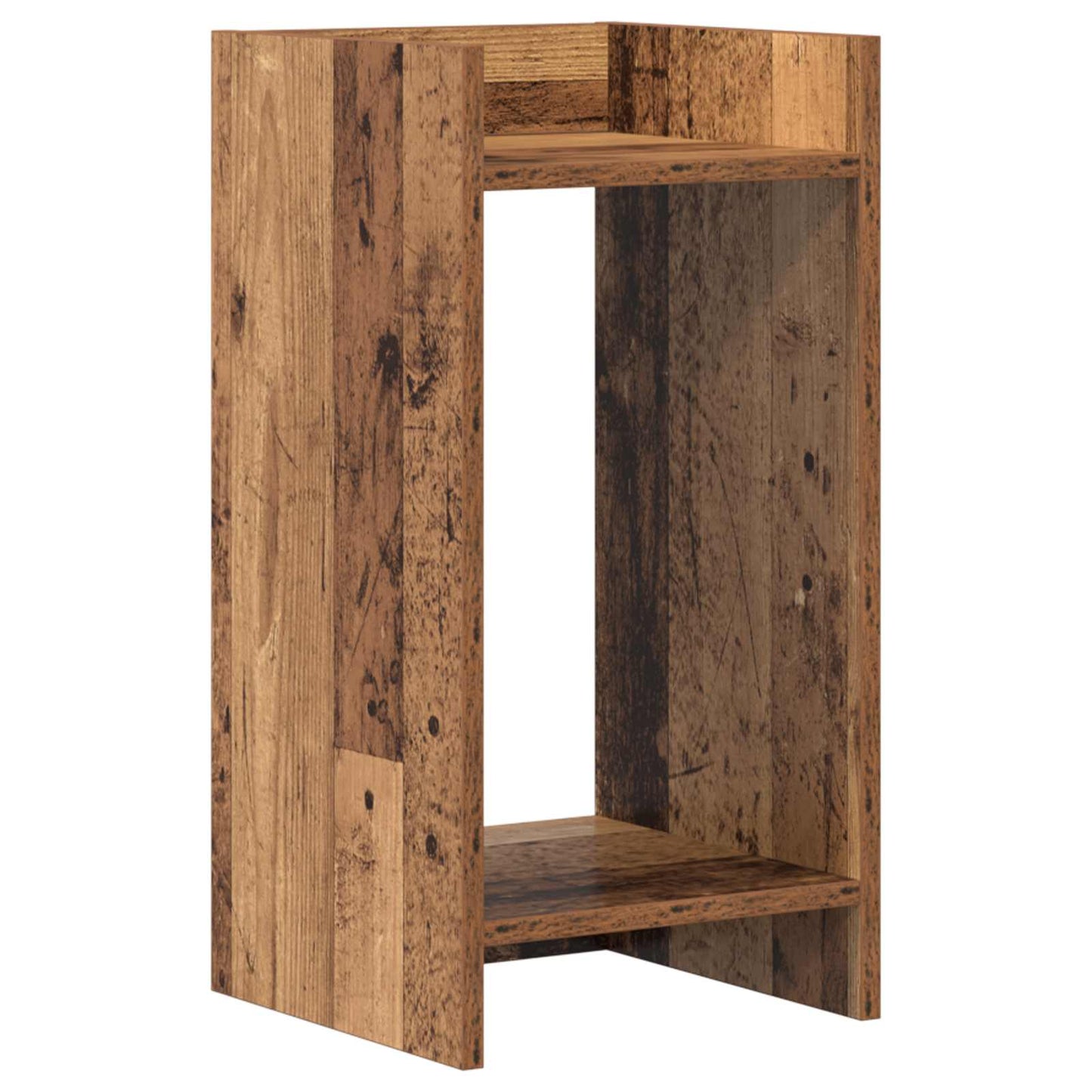 Augalų stovas su lentyna 2 pcs Senas medis 30 x 30 x 60 cm