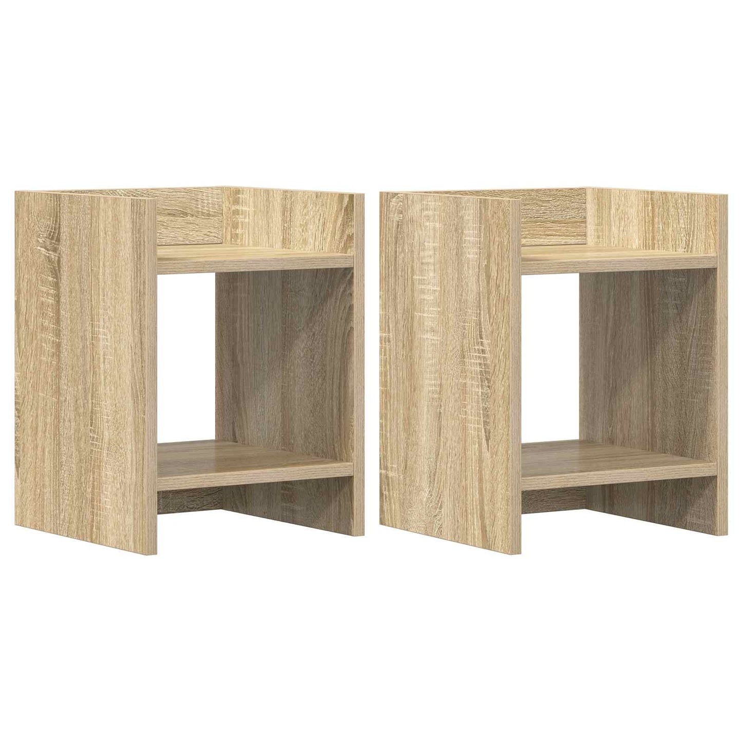 Augalų stovas su lentyna 2 pcs Sonoma ąžuolas 30 x 30 x 40 cm