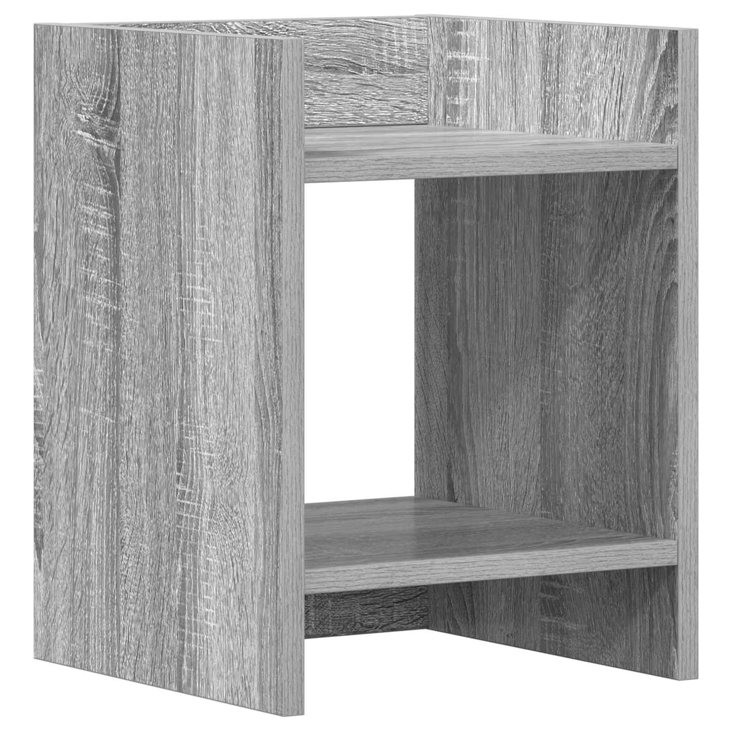 Augalų stovas su lentyna 2 pcs Pilka Sonoma 30 x 30 x 40 cm
