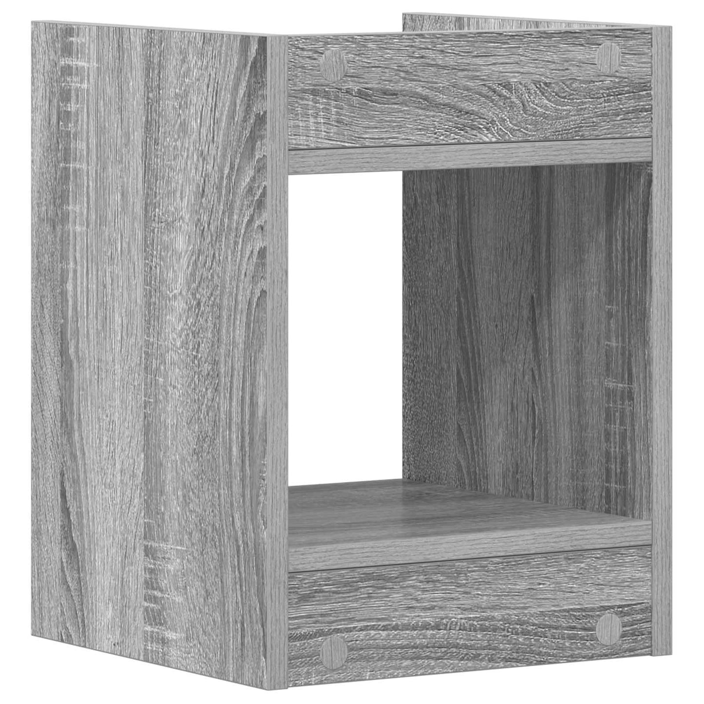 Augalų stovas su lentyna 2 pcs Pilka Sonoma 30 x 30 x 40 cm
