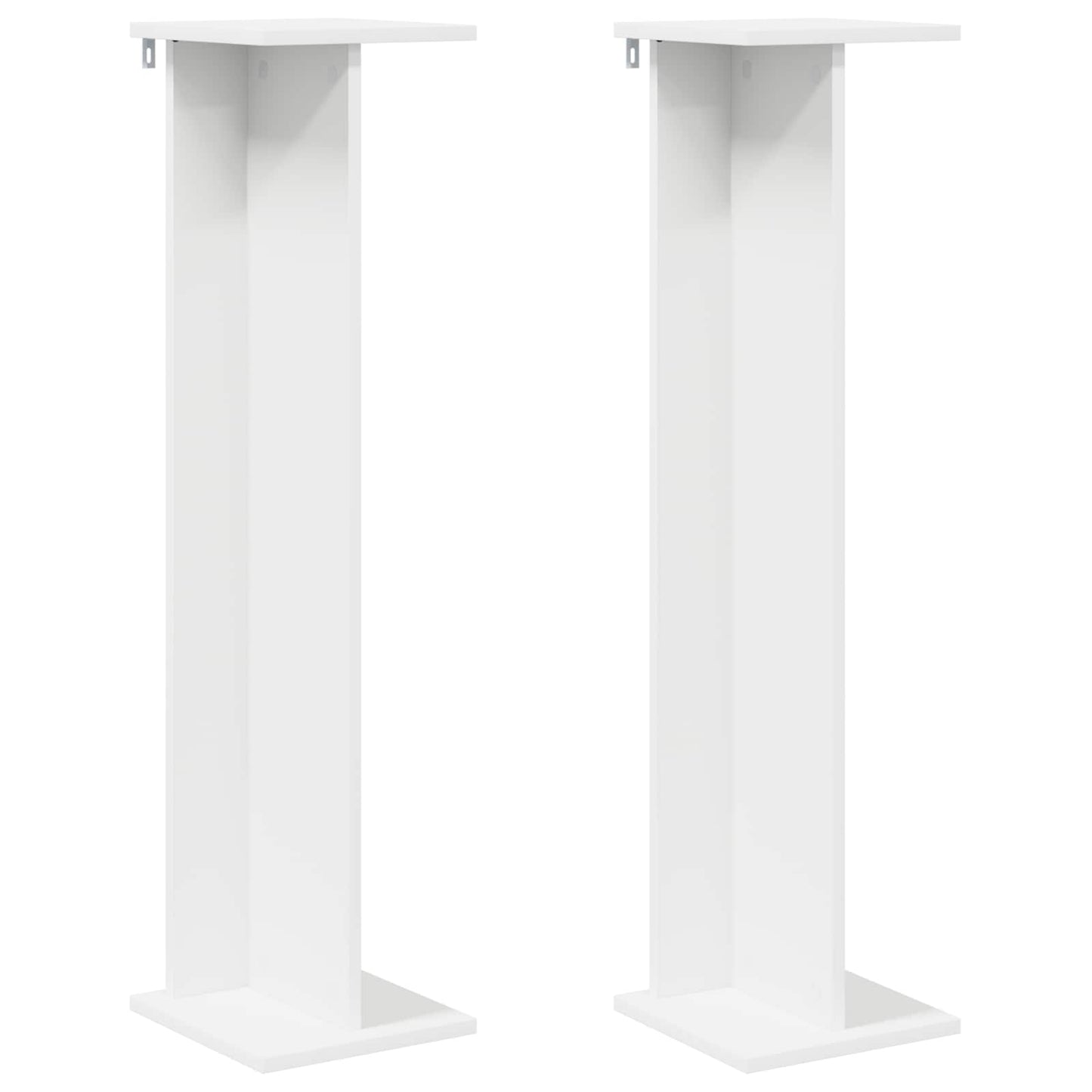 Augalų stovas 2 pcs Baltas 25 x 25,5 x 100,5 cm