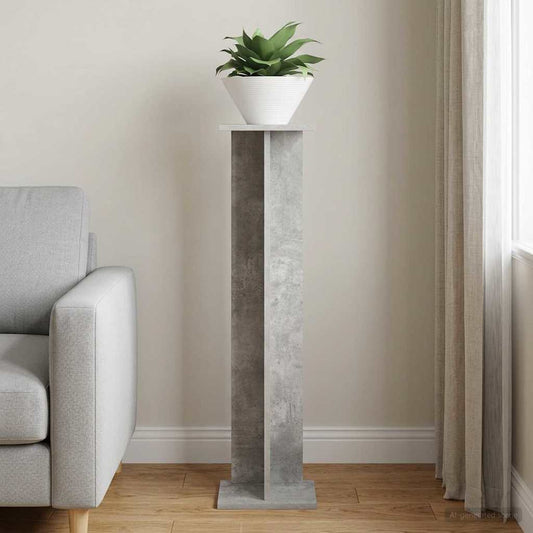 Augalų stovas Betono Pilka 25 x 25,5 x 100,5 cm