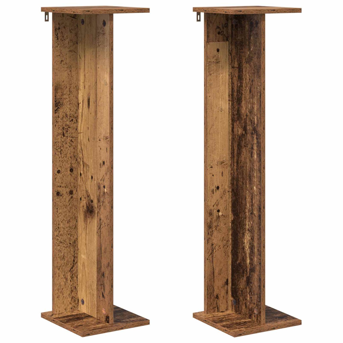 Augalų stovas 2 pcs Senas medis 25 x 25,5 x 100,5 cm
