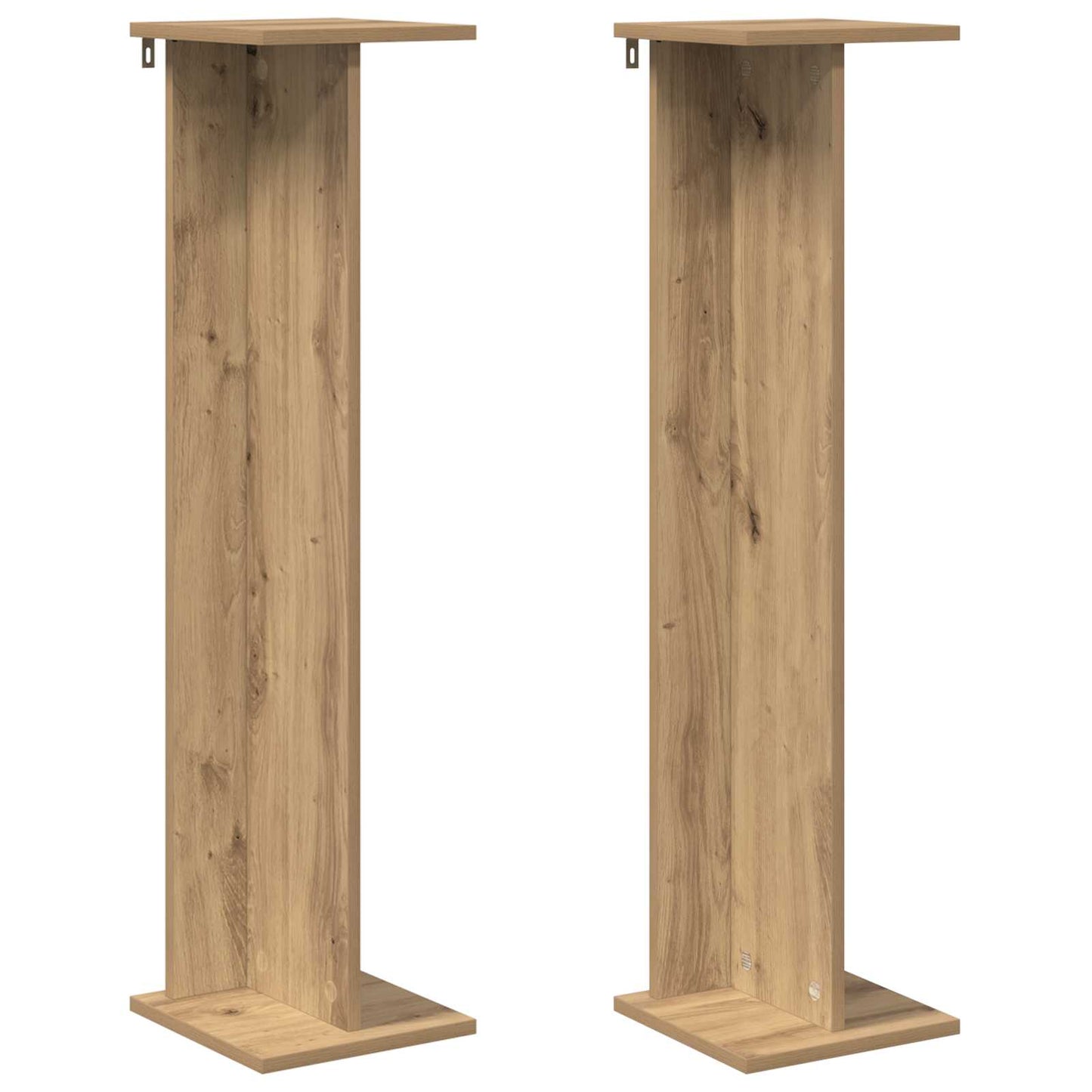 Augalų stovas 2 pcs Amatinė Ąžuolas 25 x 25,5 x 100,5 cm