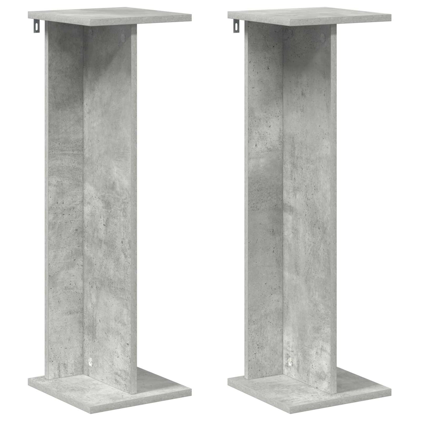 Augalų stovas 2 pcs Betono Pilka 25 x 25,5 x 80,5 cm