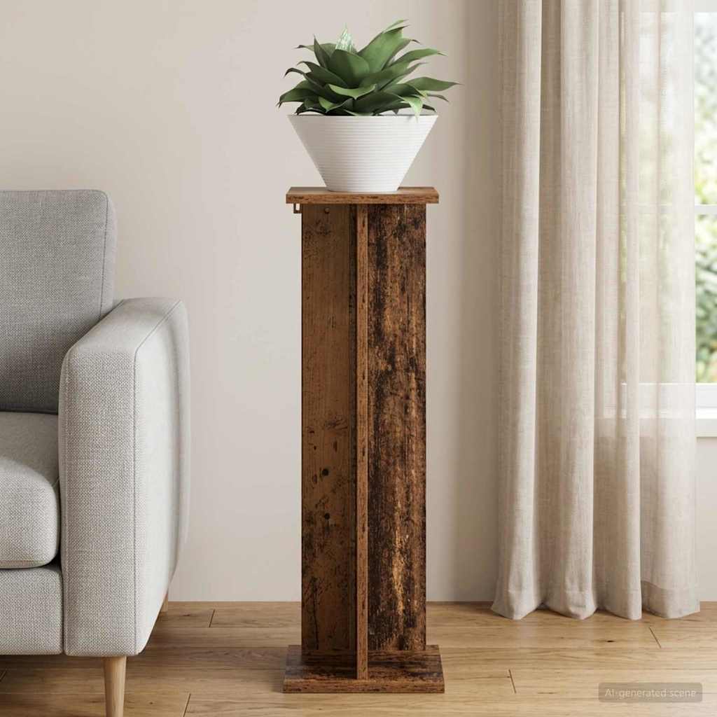 Augalų stovas Senas medis 25 x 25,5 x 80,5 cm Dirbtinė mediena
