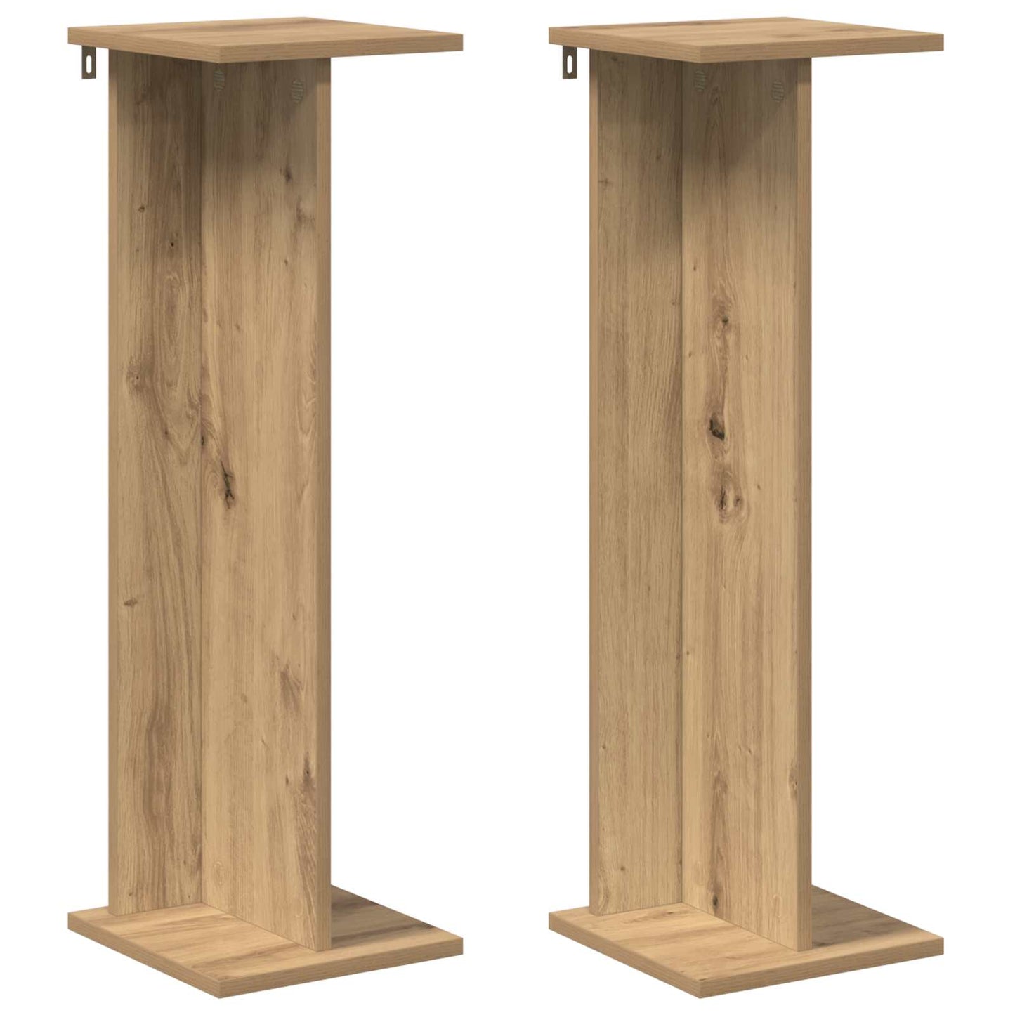 Augalų stovas 2 pcs Amatinė Ąžuolas 25 x 25,5 x 80,5 cm